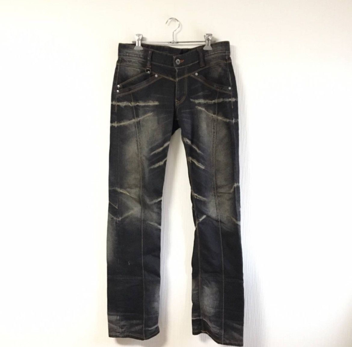 image of Vintage Black Denim Jeans, Men's (Size 31)