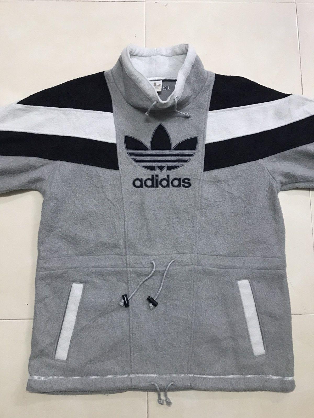 Adidas VINTAGE ADIDAS BIG LOGO SHERPA Size US L / EU 52-54 / 3 - 6 Thumbnail