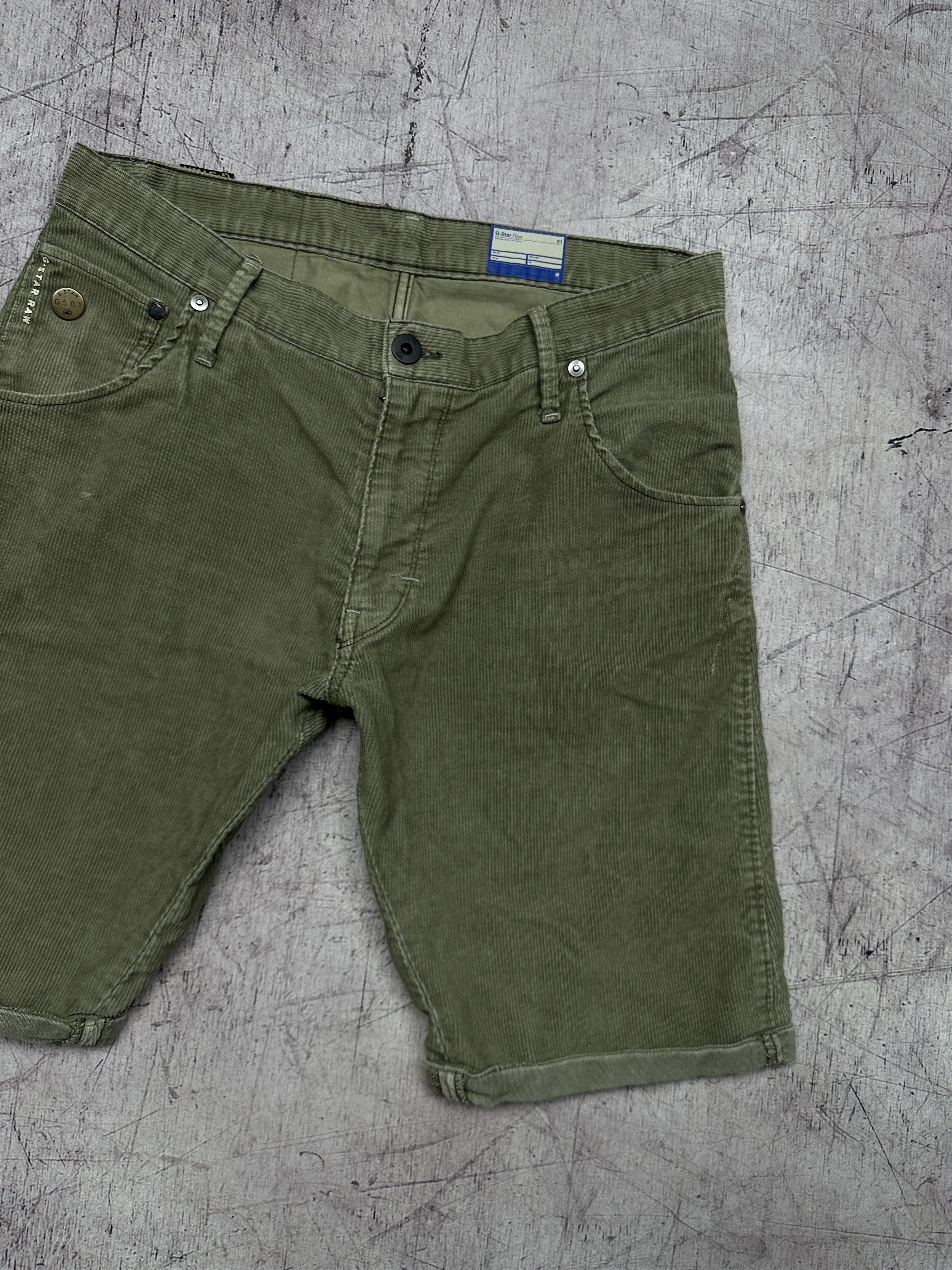 G-Star G Star Raw Mens Arc 3D Loose Tapered Cropped Pants Shorts Size US 33 - 2 Thumbnail