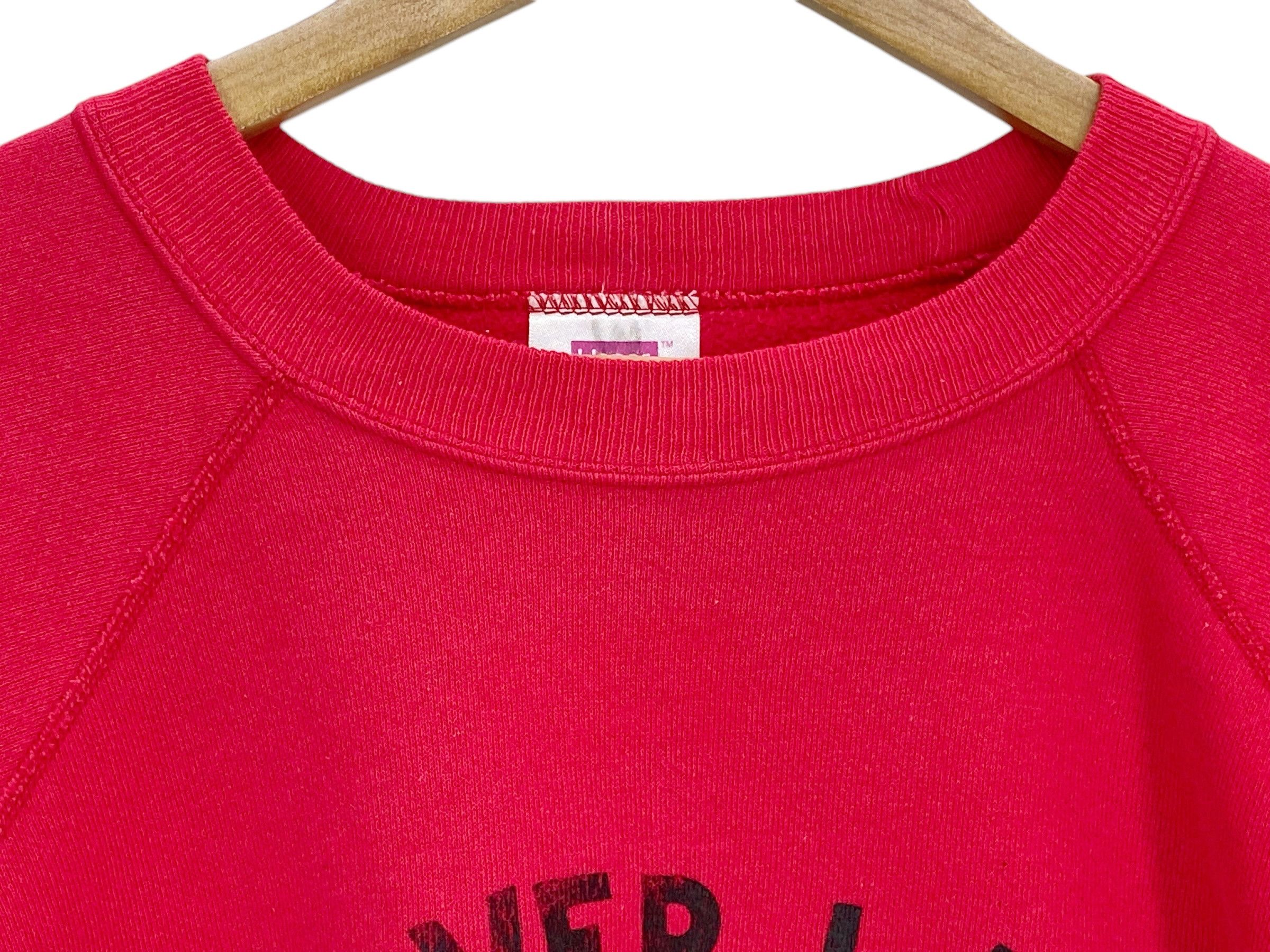Hanes × Vintage Silver Lake Sweatshirt Vintage Red Lakeites Football Team Size US XL / EU 56 / 4 - 7 Thumbnail