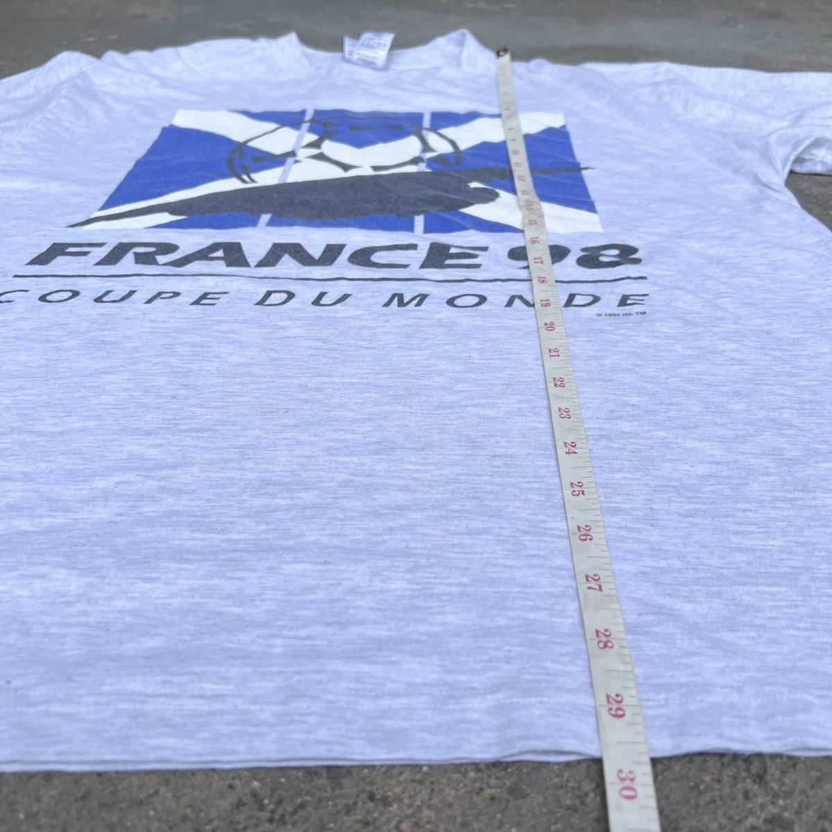 Adidas Vintage 90s Scotland football world cup FRANCE 1998 Tee XL Size US XL / EU 56 / 4 - 9 Thumbnail