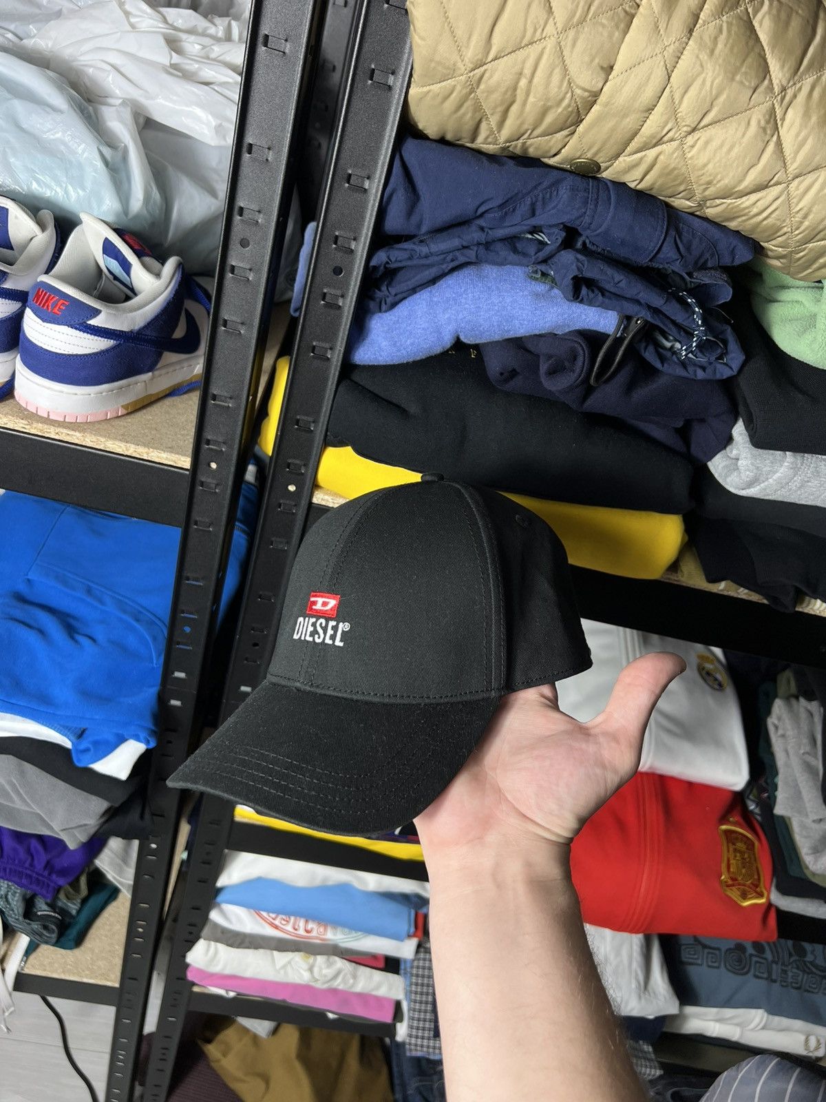 Diesel 🔥 Diesel Logo Cap — Black (One Size) Size ONE SIZE - 1 Thumbnail