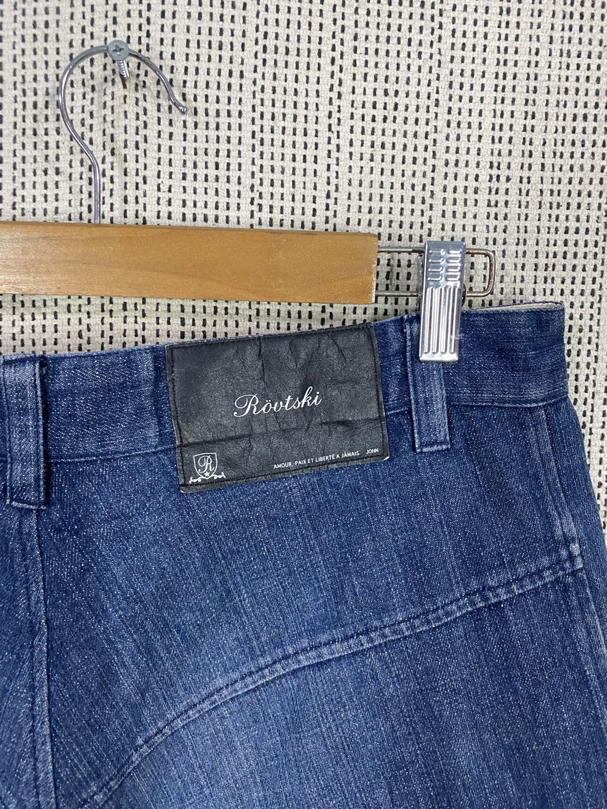Japanese Brand Rovtski japan high front ballon style denim Size US 31 - 8 Thumbnail