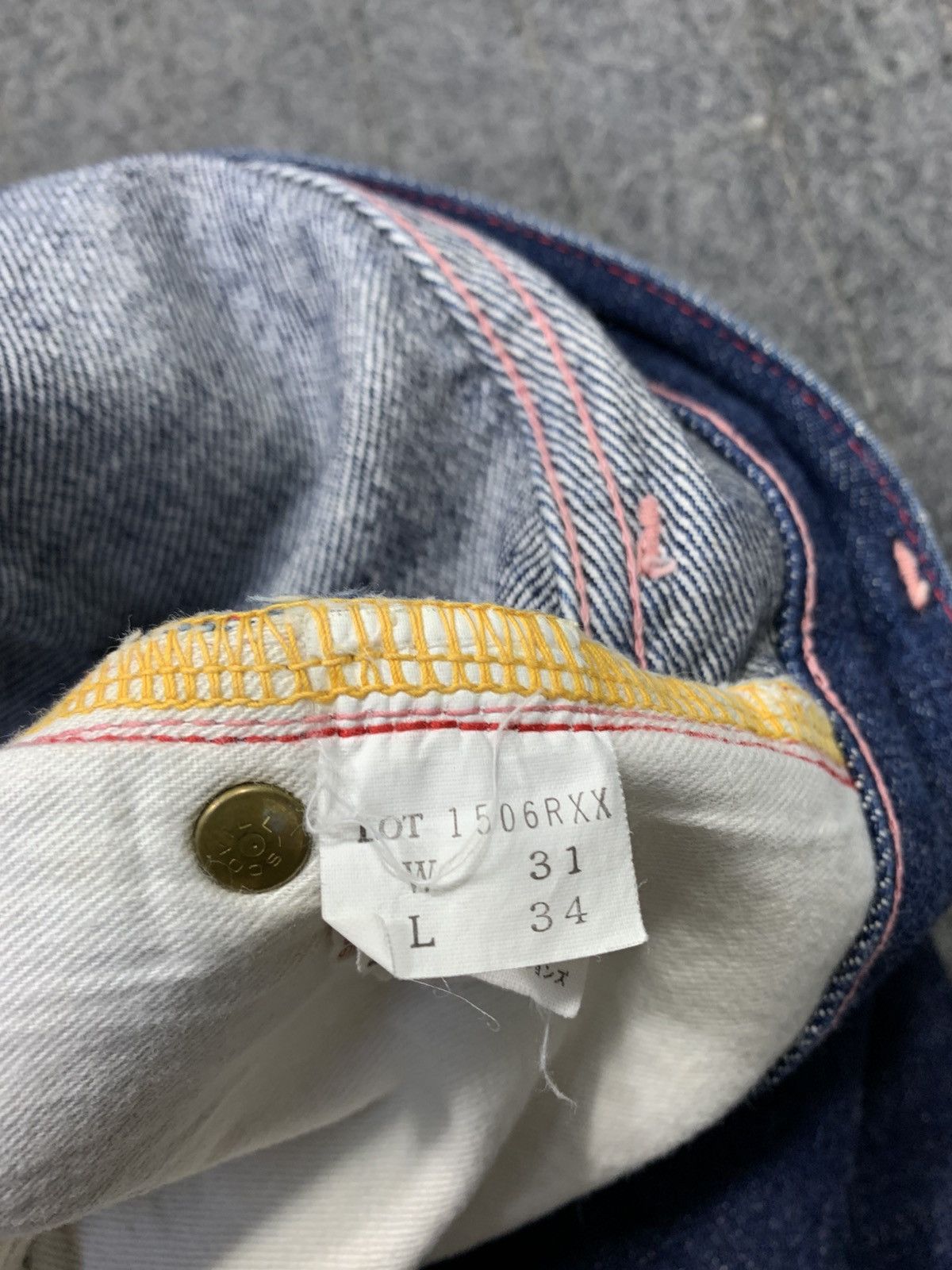 Japanese Brand Rare Selvedge Denim Pig Hip Store Dark Indigo Jeans Size US 29 - 9 Thumbnail