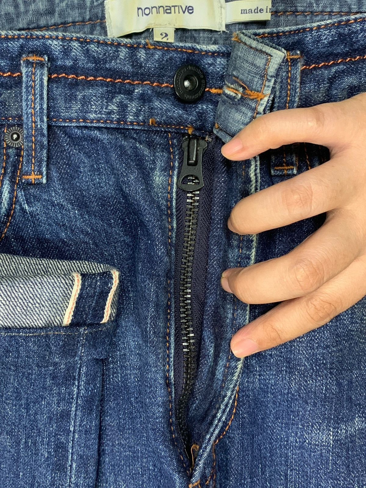 Japanese Brand × KIJIMA TAKAYUKI × Nonnative SALES🔥Vintage Japanese Selvedge Mud Wash Loose Jeans Size US 34 / EU 50 - 4 Thumbnail