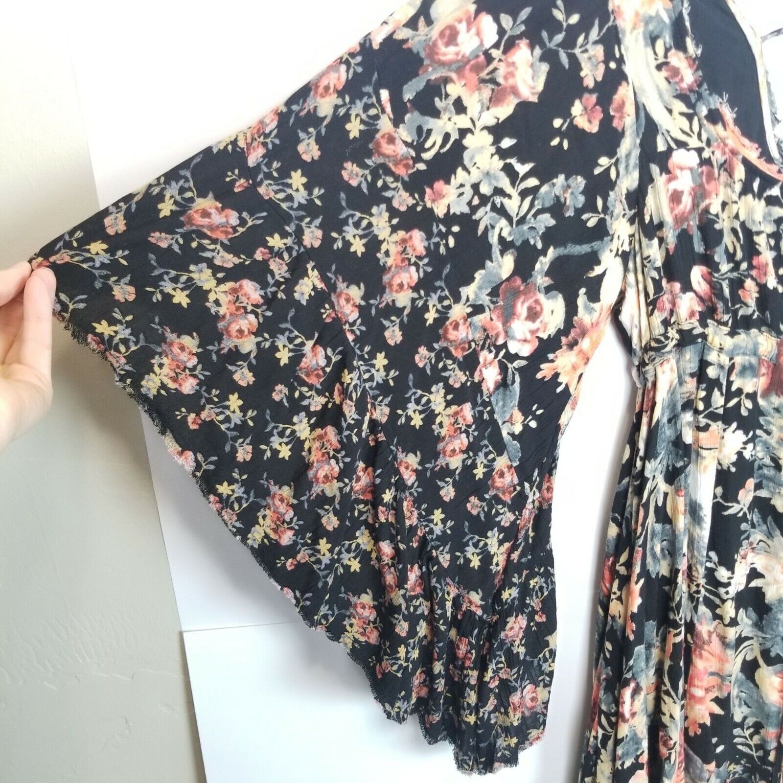 Free People Free People Heart Of Gold Babydoll Dress Size S Floral Boho Size S / US 4 / IT 40 - 5 Thumbnail