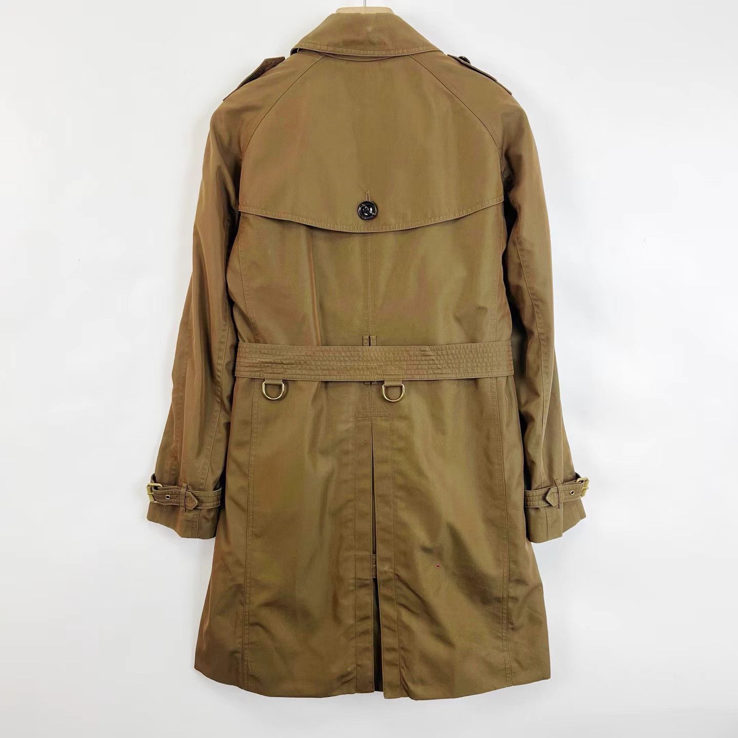 Burberry Burberry Khaki Trench Coat with Removable Wool Lining K12 Size US M / EU 48-50 / 2 - 2 Thumbnail