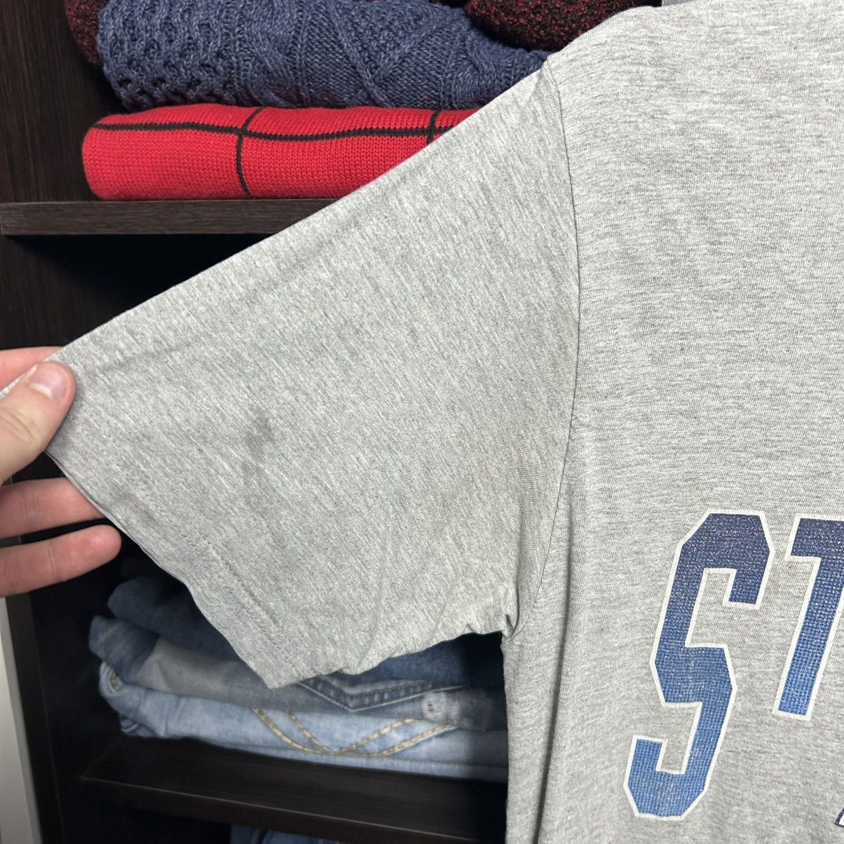Stussy Vintage Stussy Big Logo Designer streetwear tee size S Size US S / EU 44-46 / 1 - 7 Thumbnail