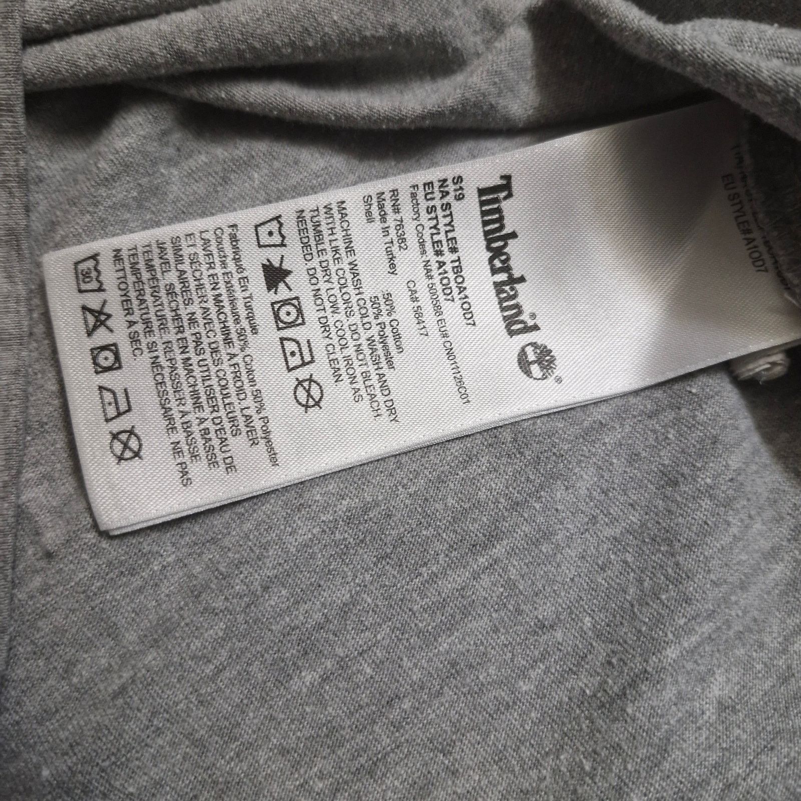 Timberland Timberland Puff 3D logo grey shirt medium Size US M / EU 48-50 / 2 - 5 Thumbnail