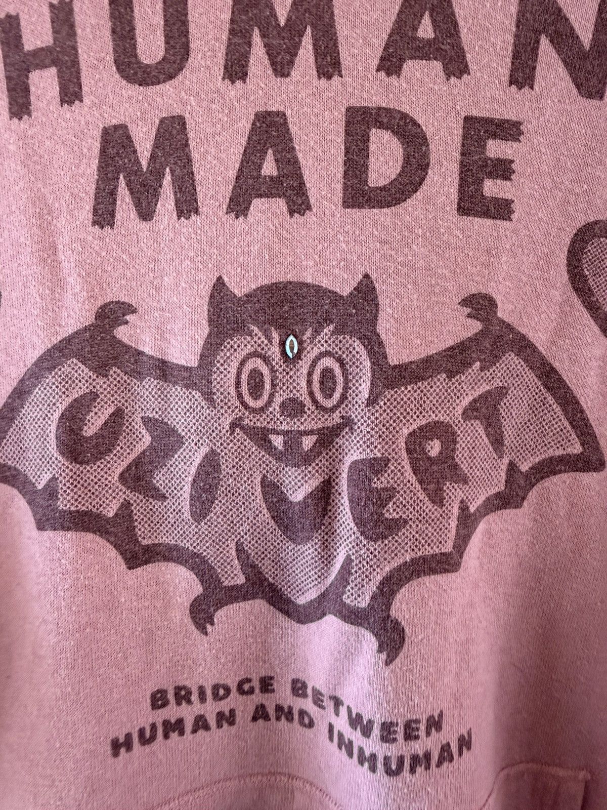 Human Made Human Made x Lil Uzi Vert Pink Bat Hoodie — ultra‑rare, Size US L / EU 52-54 / 3 - 7 Thumbnail