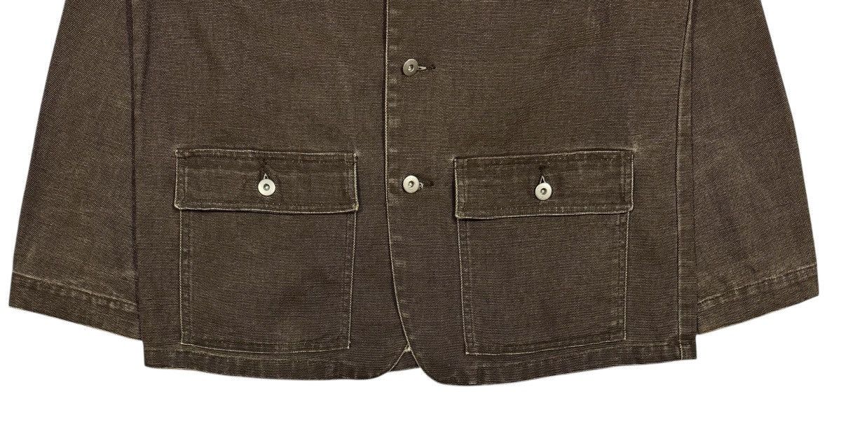 If Six Was Nine Vtg🔥Amore Puro Canvas Brown Chore Workers Jacket Size US M / EU 48-50 / 2 - 5 Thumbnail