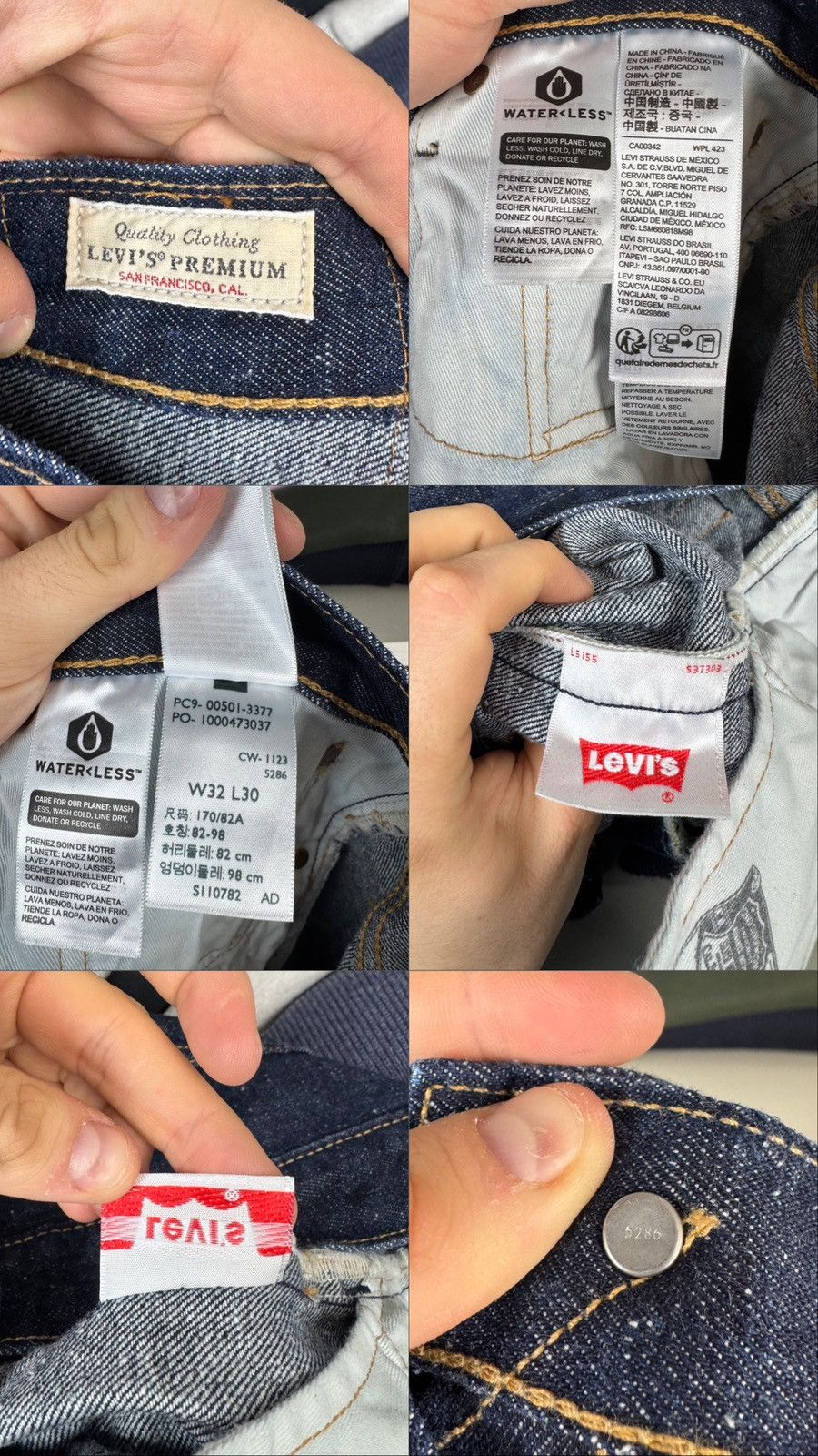 Levi's Levi's 501 Premium Selvedge Denim Jeans W32 L30 Size US 32 / EU 48 - 10 Thumbnail