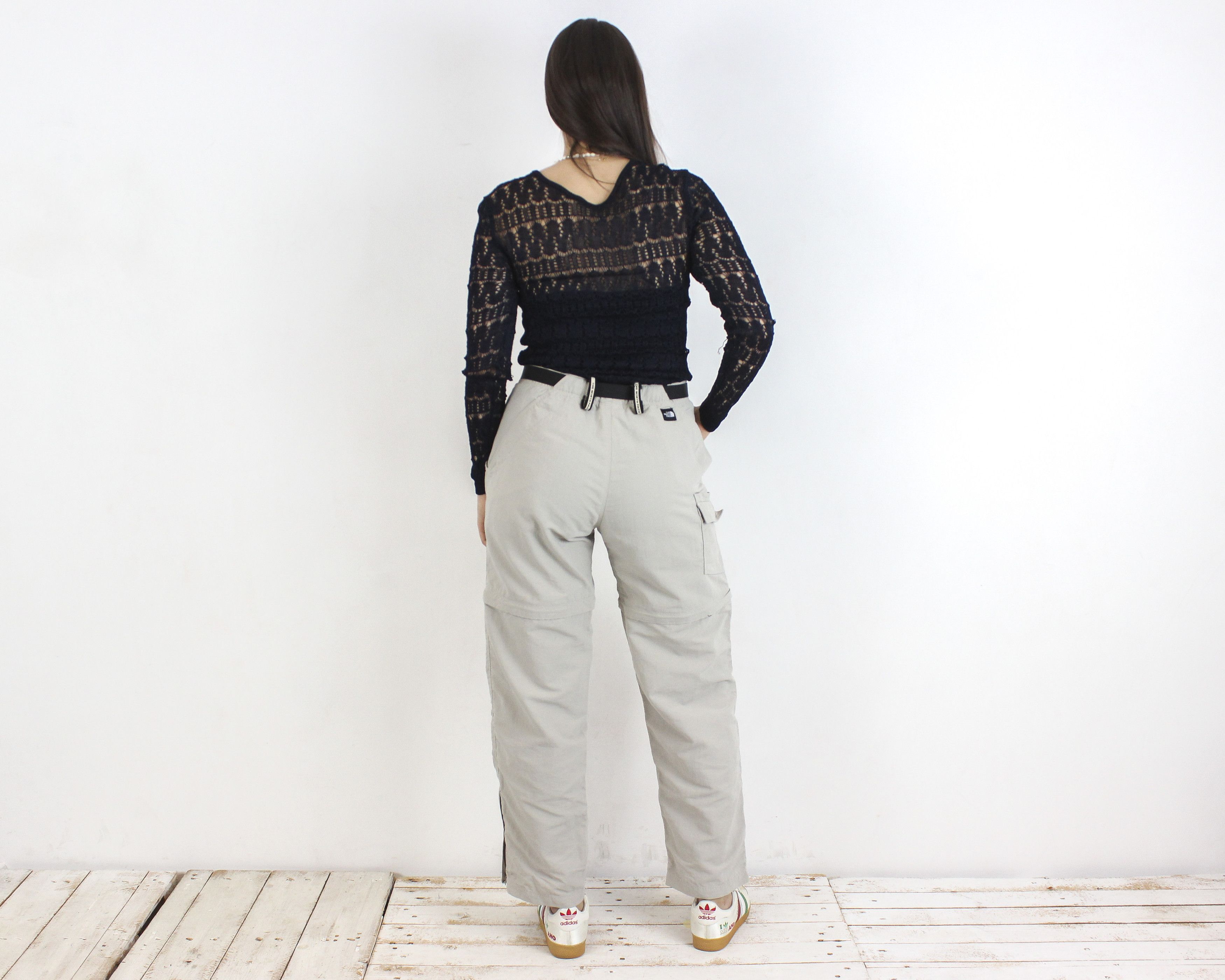 Other × Vintage See Through Knit Crochet Blouse Long Sleeved Top Pullover Size M / US 6-8 / IT 42-44 - 3 Thumbnail