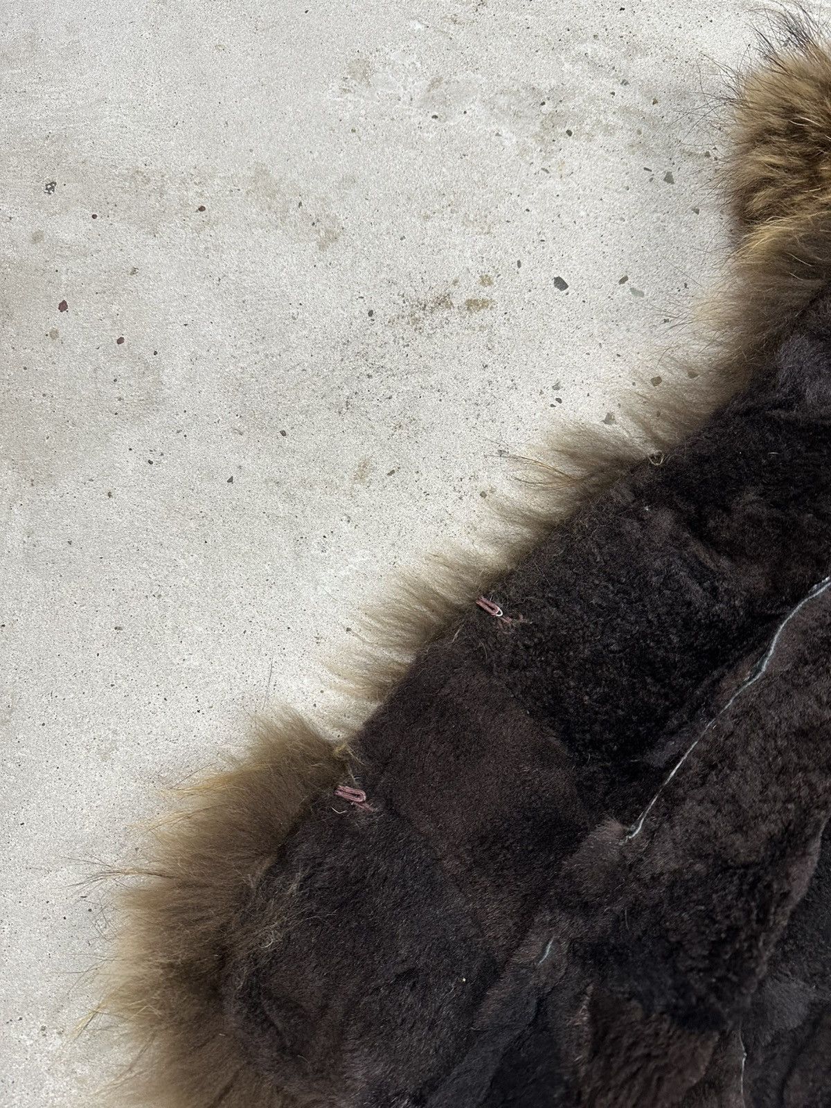 If Six Was Nine Vintage Y2K Lamb Leather Patchwork Vest Racoon Fur japan Size US S / EU 44-46 / 1 - 10 Thumbnail