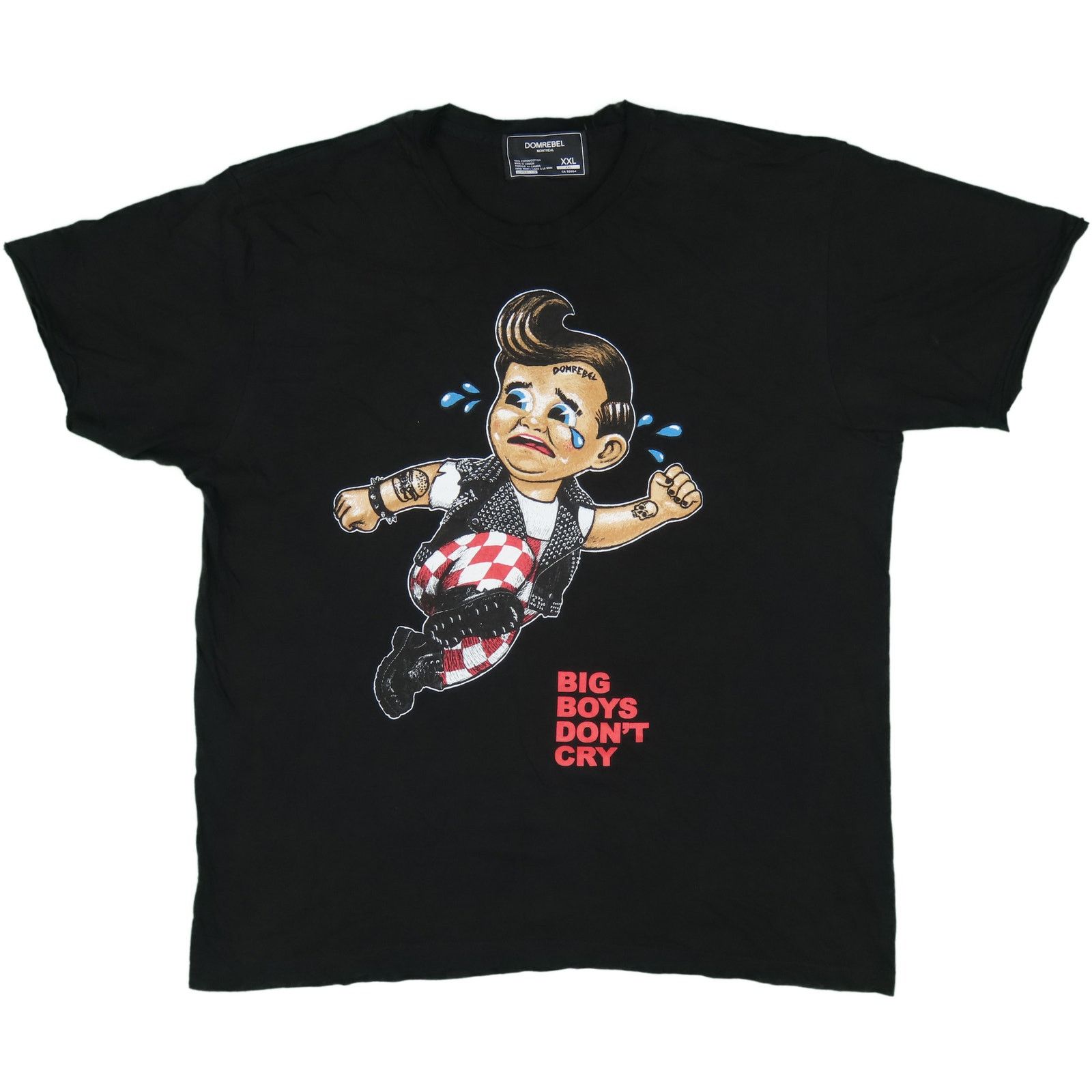 DOMREBEL Dom Rebel Domrebel Bobs Big Boys Don't Cry Baby Punk T Shirt Size US XL / EU 56 / 4 - 2 Thumbnail