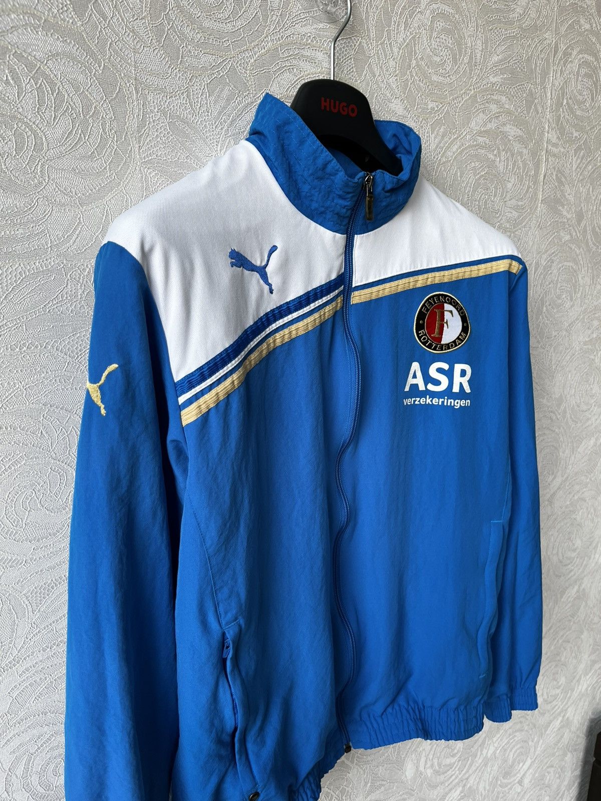 Puma Feyenoord Rotterdam FC Football Puma Blue Track Jacket M sz Size US M / EU 48-50 / 2 - 3 Thumbnail