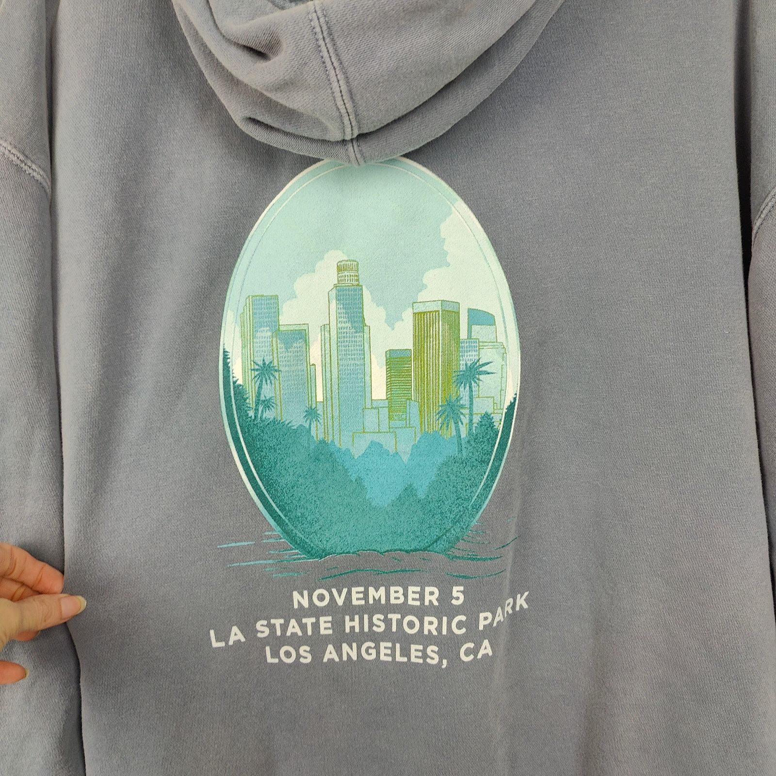 Other Lane 8 LA Historic Park Hoodie Size XL Slate Blue Size US XL / EU 56 / 4 - 6 Thumbnail