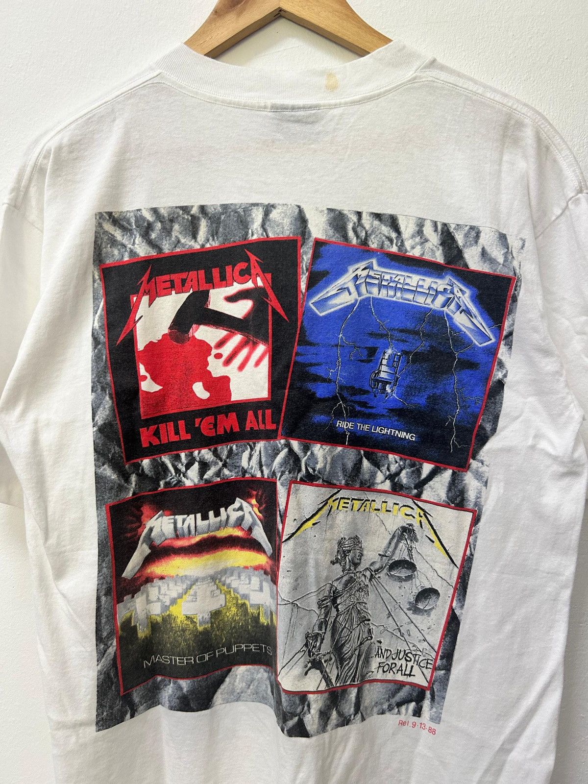 Band Tees *RARE* Vintage Metallica And Justice For All T-Shirt Size US L / EU 52-54 / 3 - 2 Thumbnail