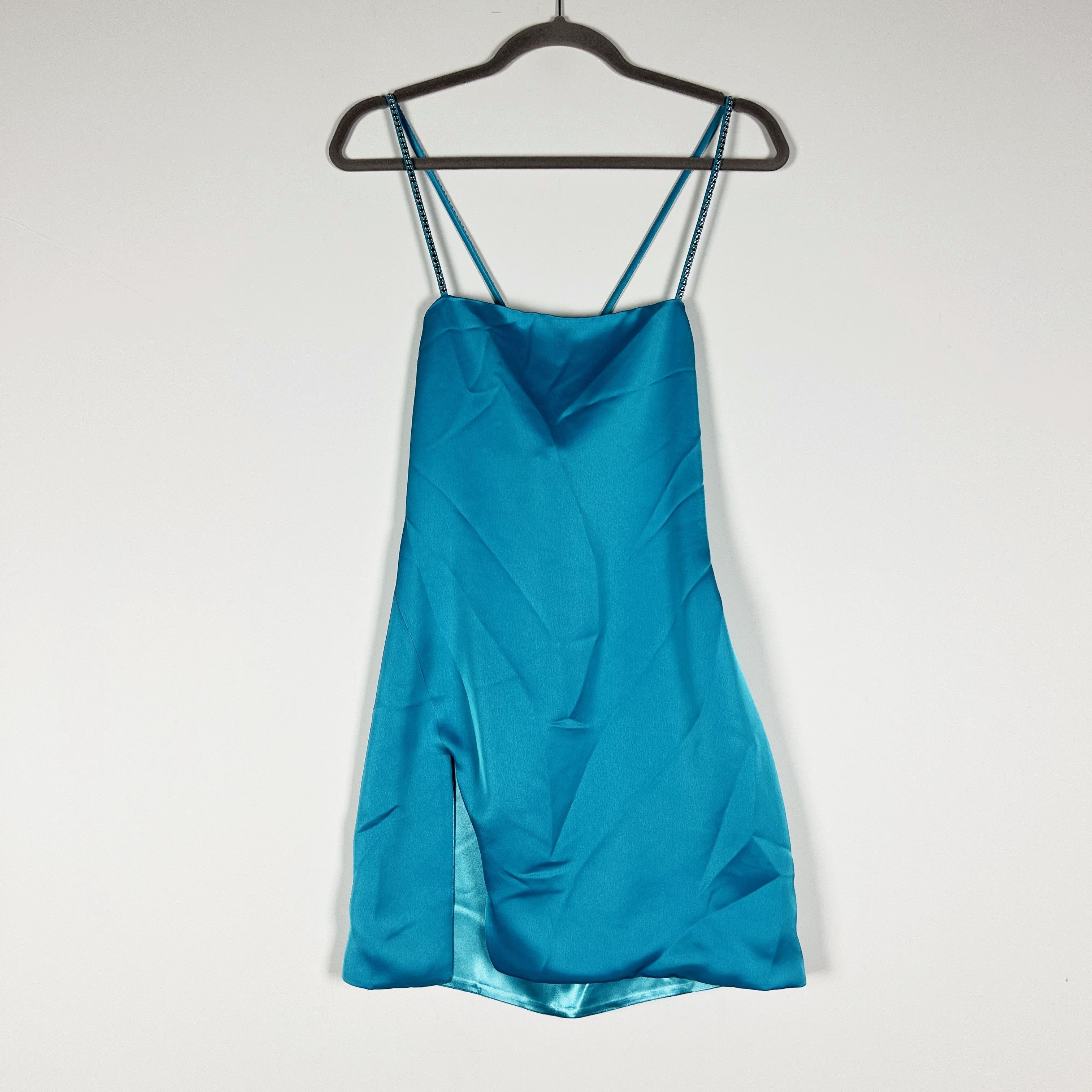 The Attico The Attico Fujiko Satin Crystal Jewel Embellished Size XS / US 0-2 / IT 36-38 - 1 Thumbnail