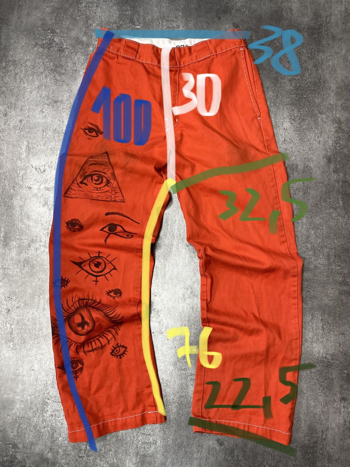 Dickies 🔥RARE🔥Dickies Vintage Y2K Pants Custom Rare Wide Fit Size US 31 - 16 Thumbnail