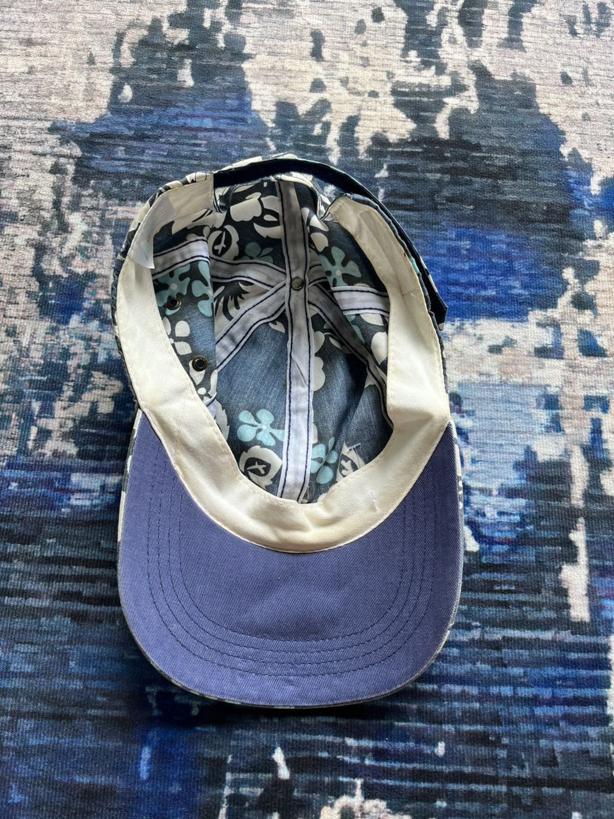 Vintage 🔥Vintage Hippie Flower Cap 90s Size ONE SIZE - 5 Thumbnail