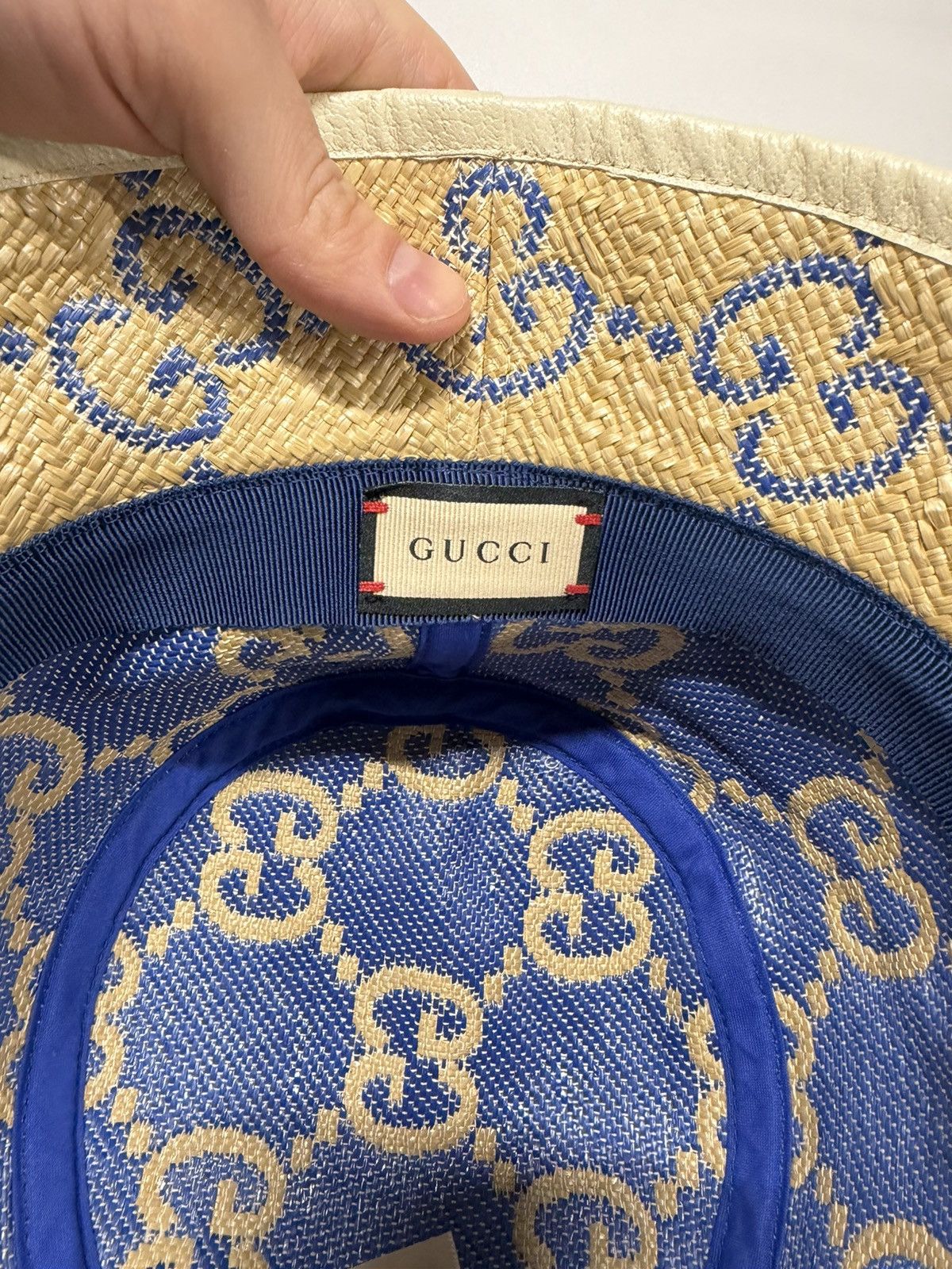 Gucci Gucci Raffia GG Bucket Hat NEW 750$ Size M Size ONE SIZE - 2 Thumbnail