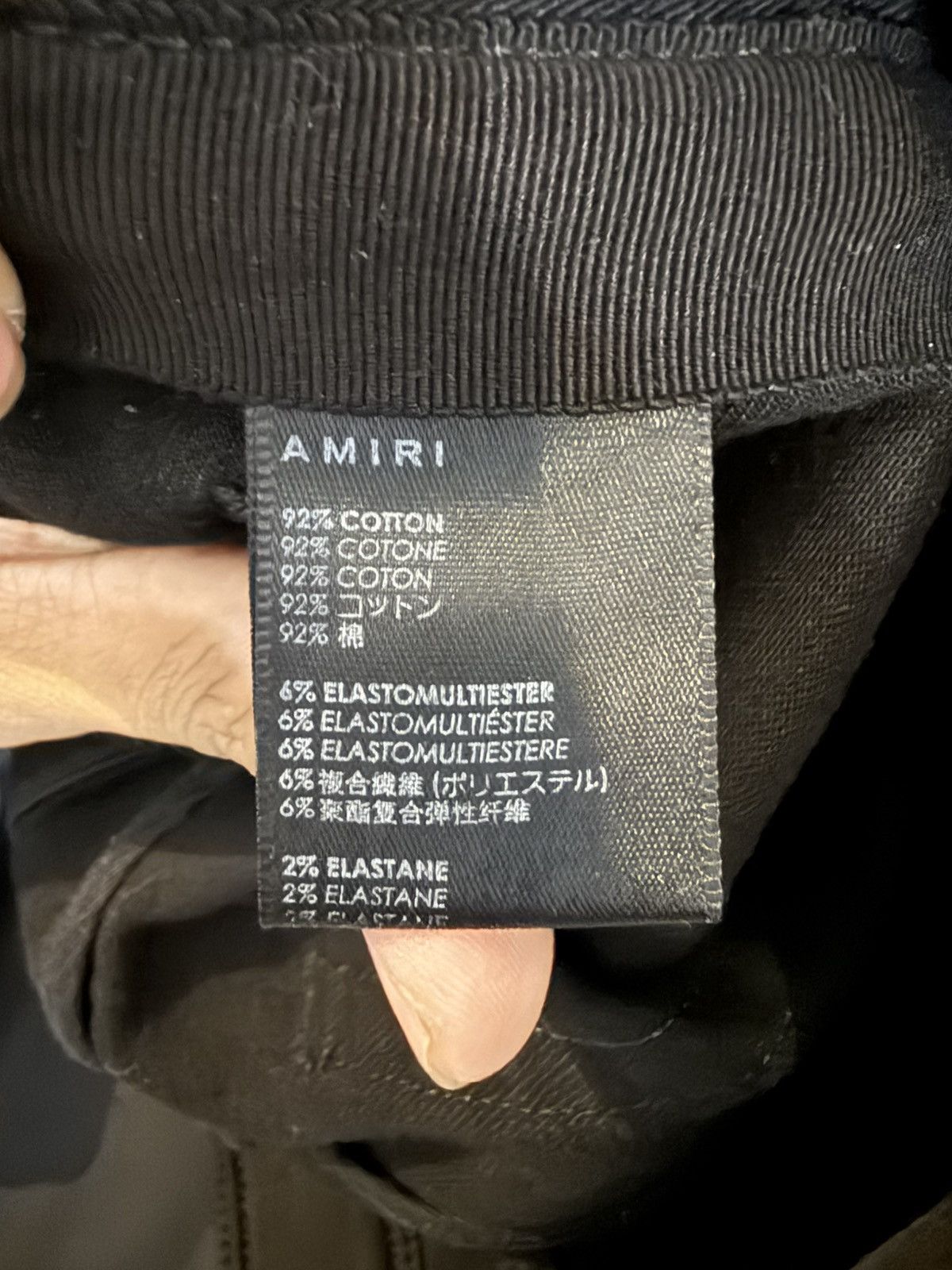 Amiri Amiri Mx1 Black Bandana Patches Size US 34 / EU 50 - 5 Thumbnail