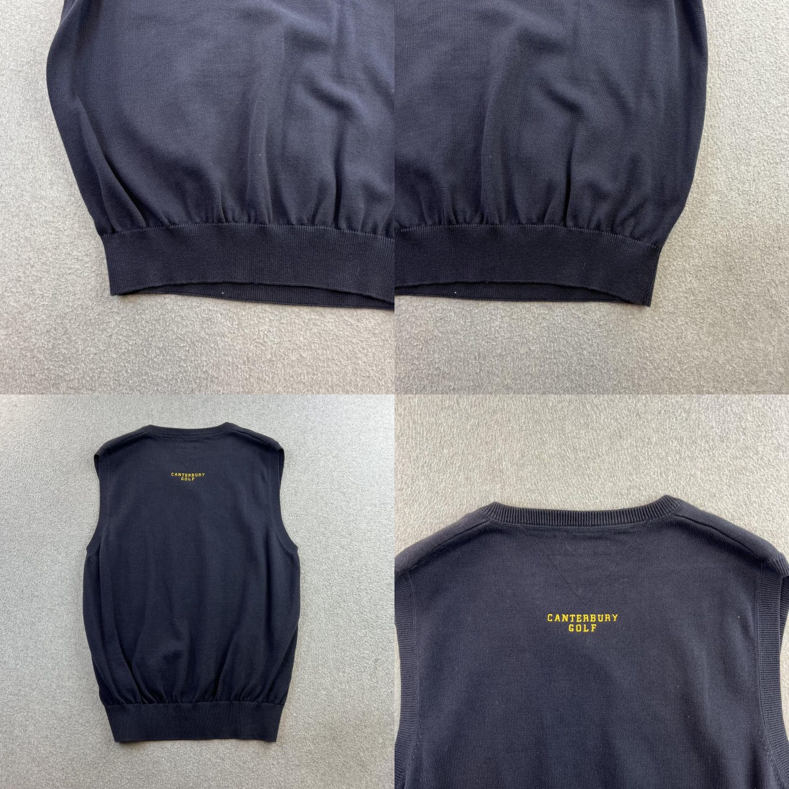 Tommy Hilfiger Tommy Hilfiger Golf Vest Mens M Navy Blue V-Neck Canterbury Logo Shirt Size US M / EU 48-50 / 2 - 8 Thumbnail