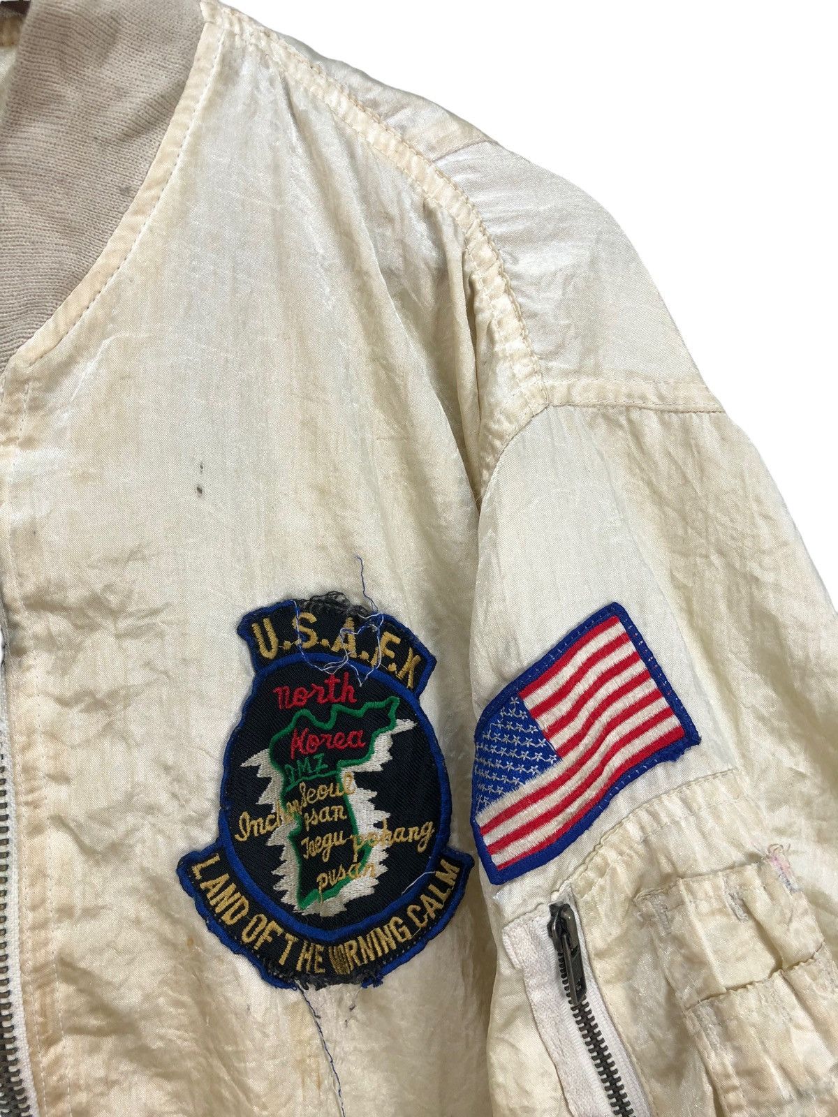 Vintage Vintage Bomber Ma 1 Light Jacket Size US XL / EU 56 / 4 - 6 Thumbnail