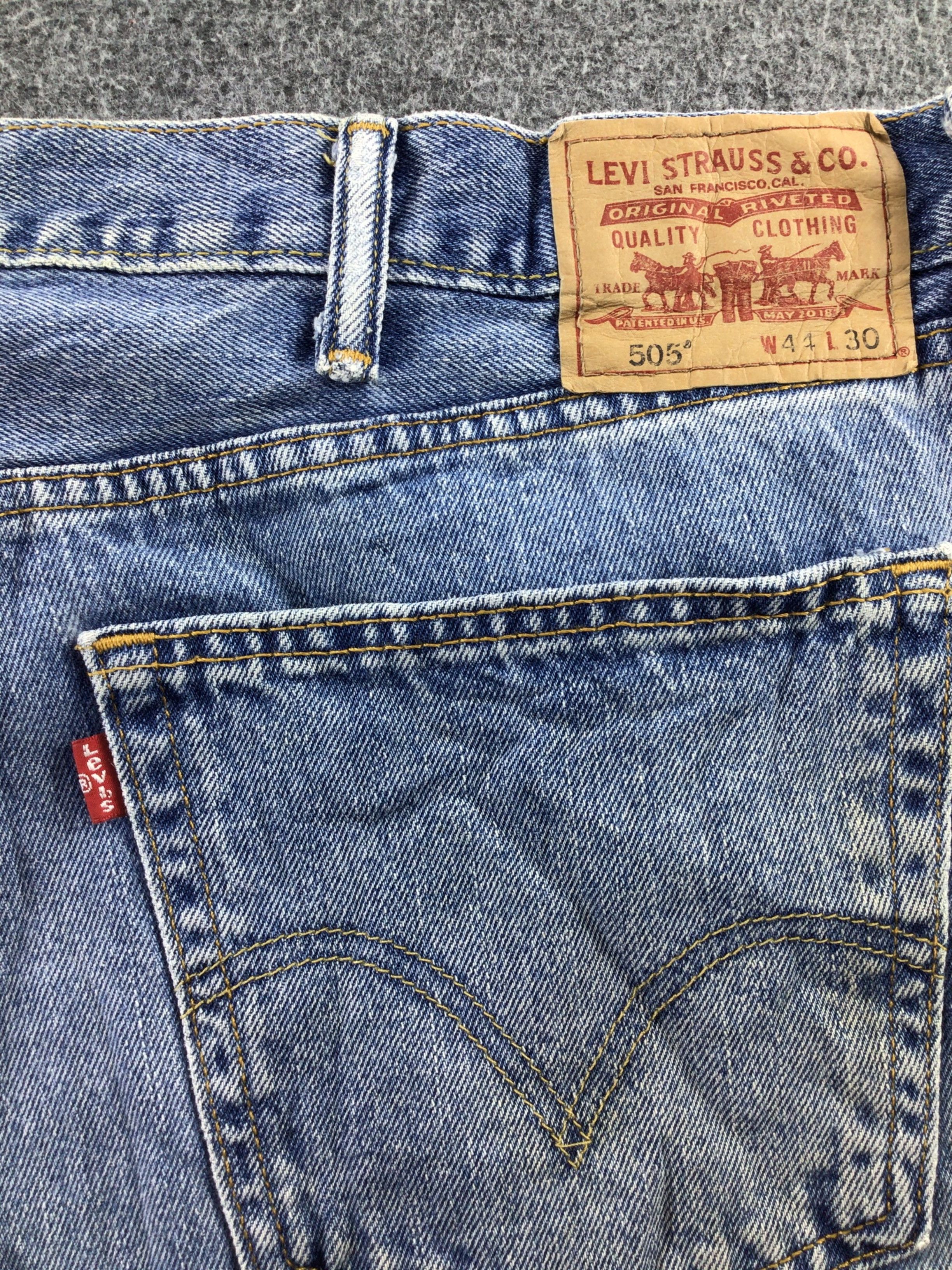 Levi's W46 Vintage Levis 505 Jeans-J759 Size US 44 / EU 60 - 5 Thumbnail