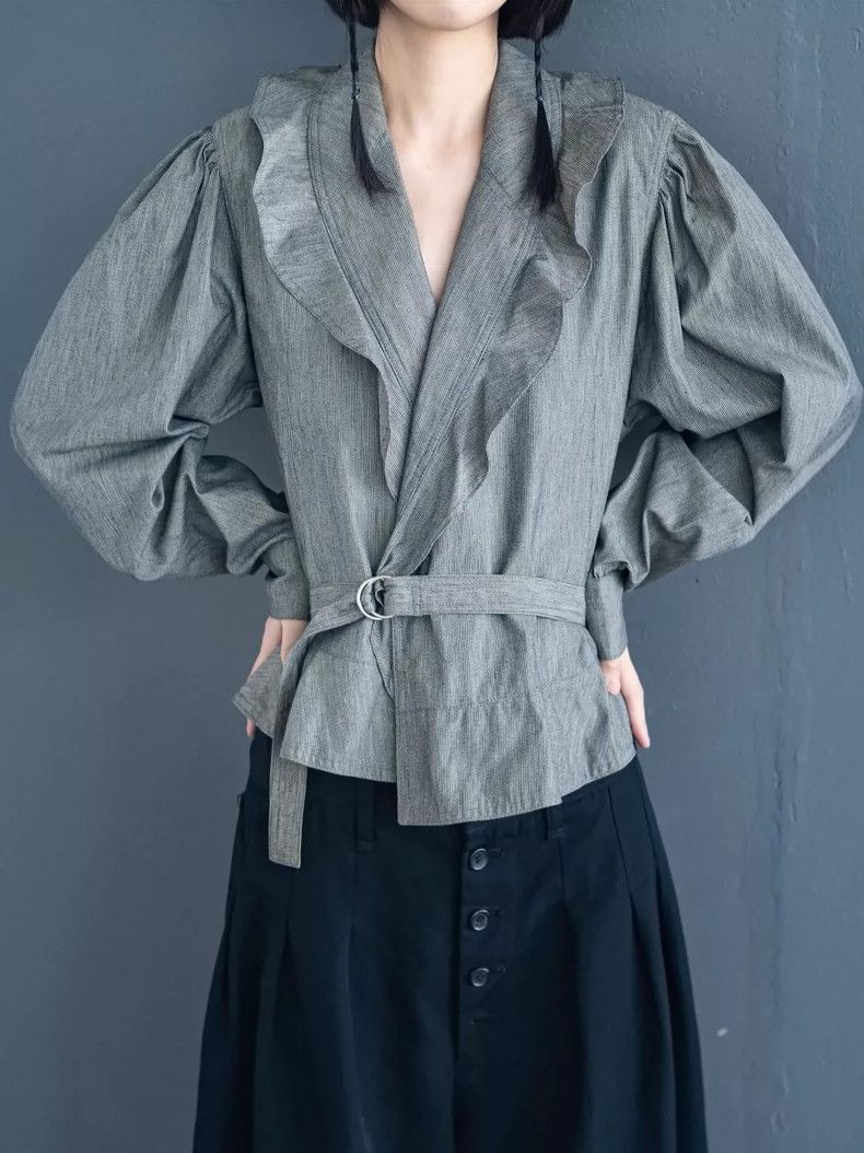 KENZO 1981 Runway Ruffled Collar Top - dmc