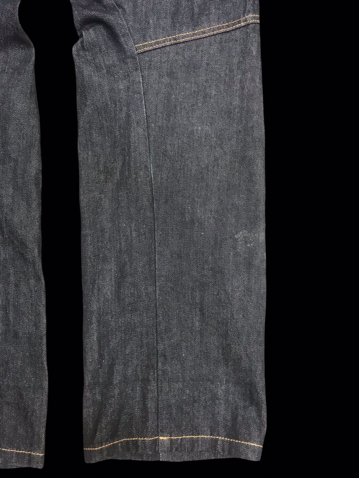 Japanese Brand × Seditionaries 💥DOUBLE WAIST💥RARE NYLAUS ZIPPER DOUBLE WAIST DENIM F430 Size US 32 / EU 48 - 15 Thumbnail