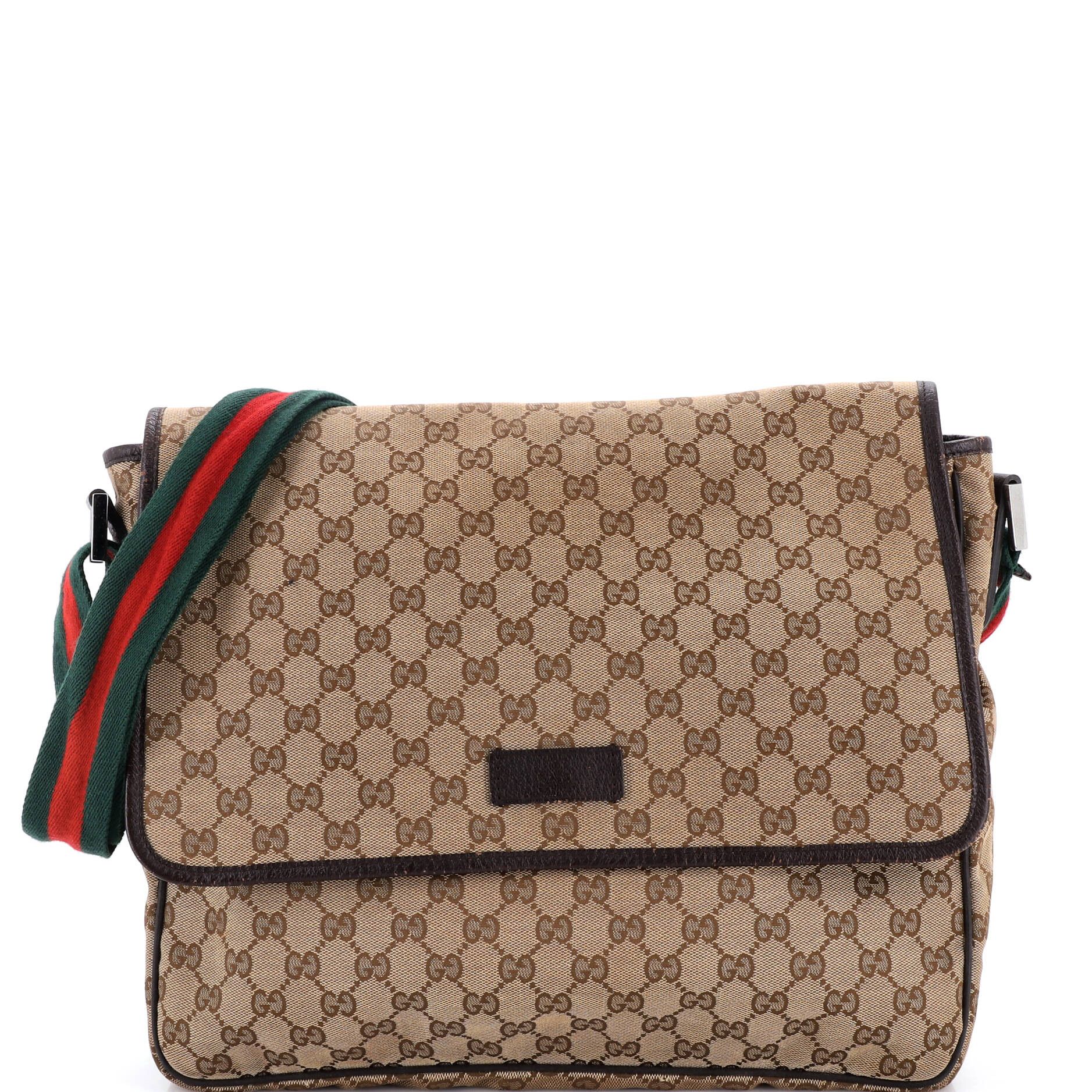 Gucci Web Strap Flap Messenger Size ONE SIZE - 1 Thumbnail