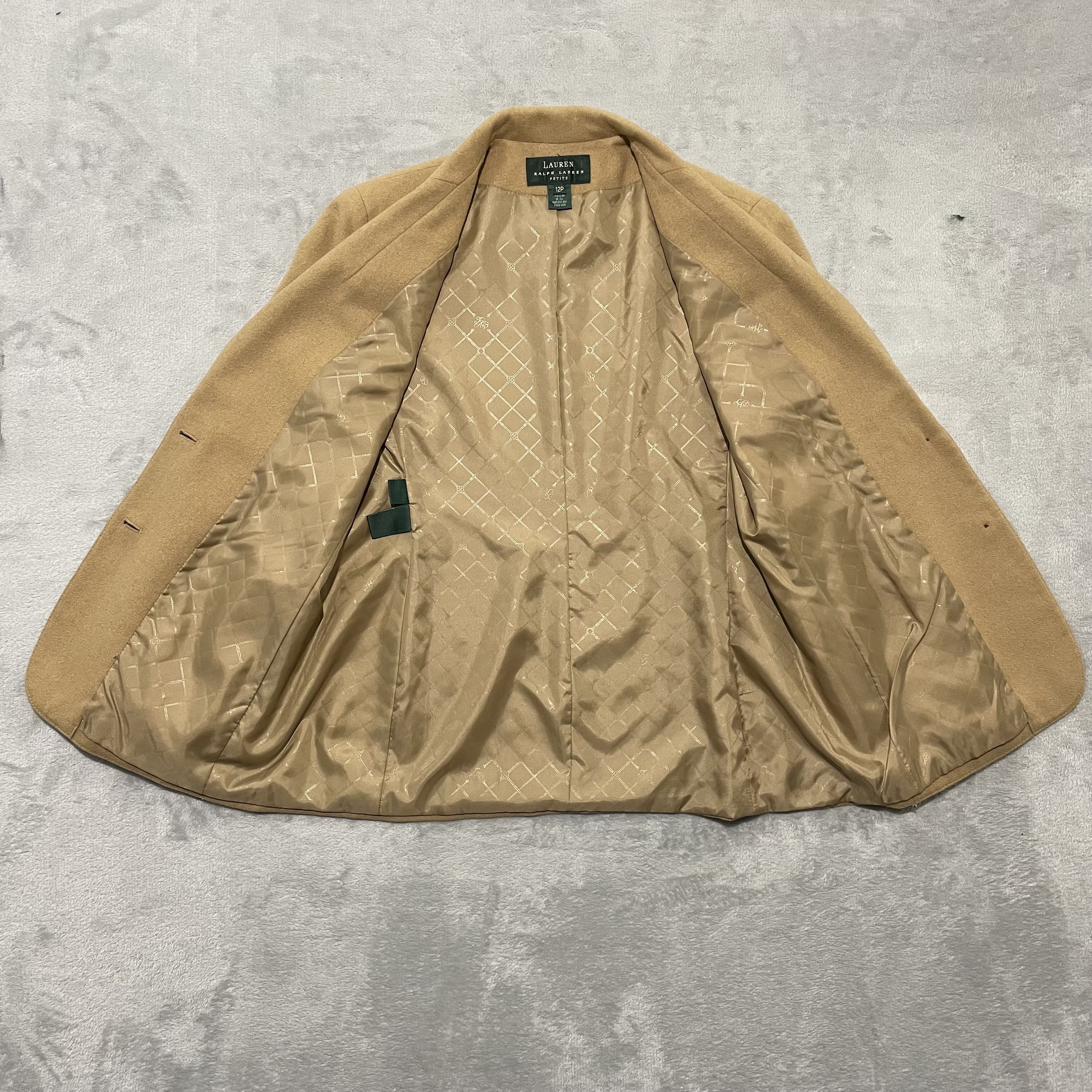 Lauren Ralph Lauren Lauren Ralph Lauren Camel Hair Blazer Women's 12P Sportcoat Size XL / US 12-14 / IT 48-50 - 2 Thumbnail