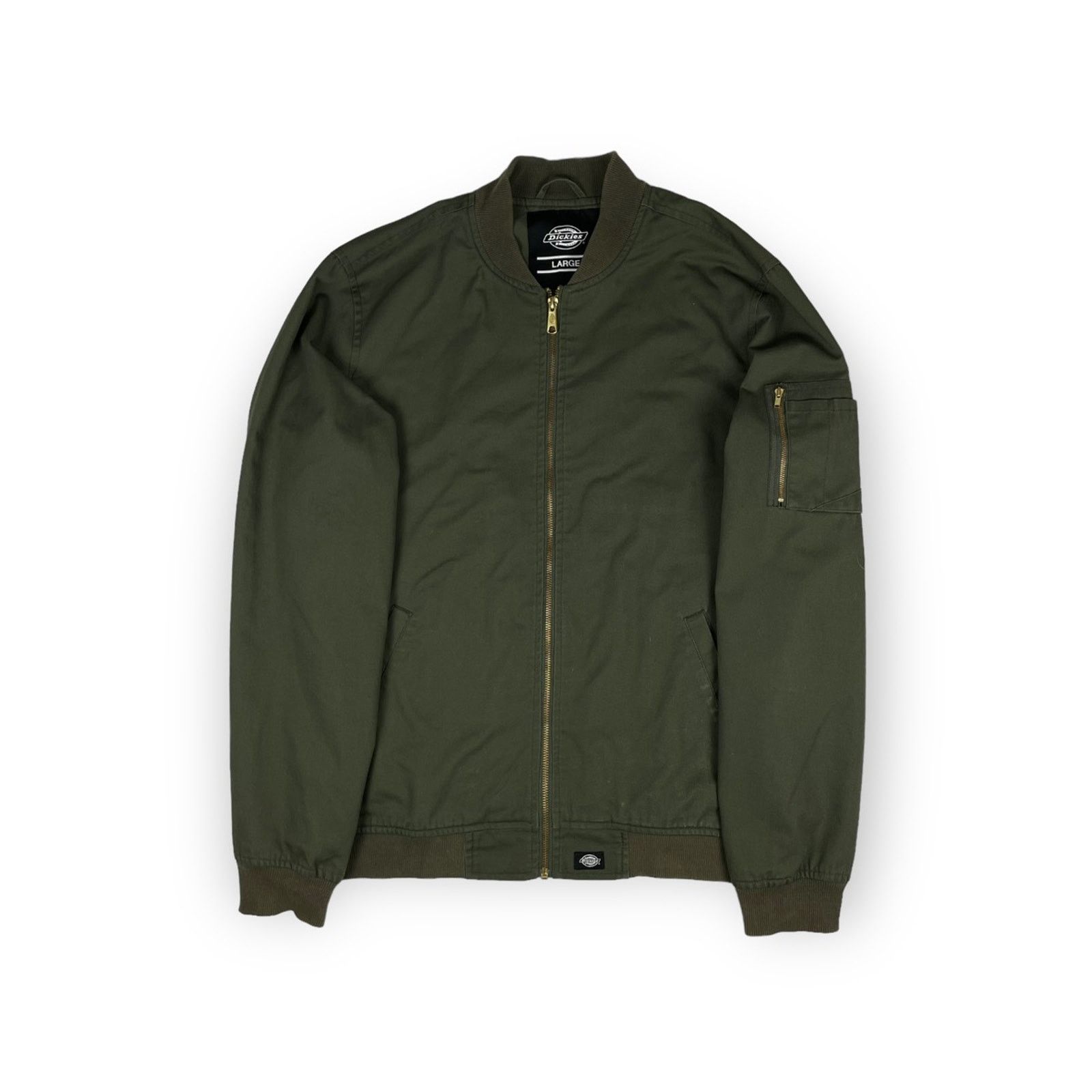 Dickies Dickies Bomber Jacket Khaki Size L detroit style Size US L / EU 52-54 / 3 - 2 Thumbnail