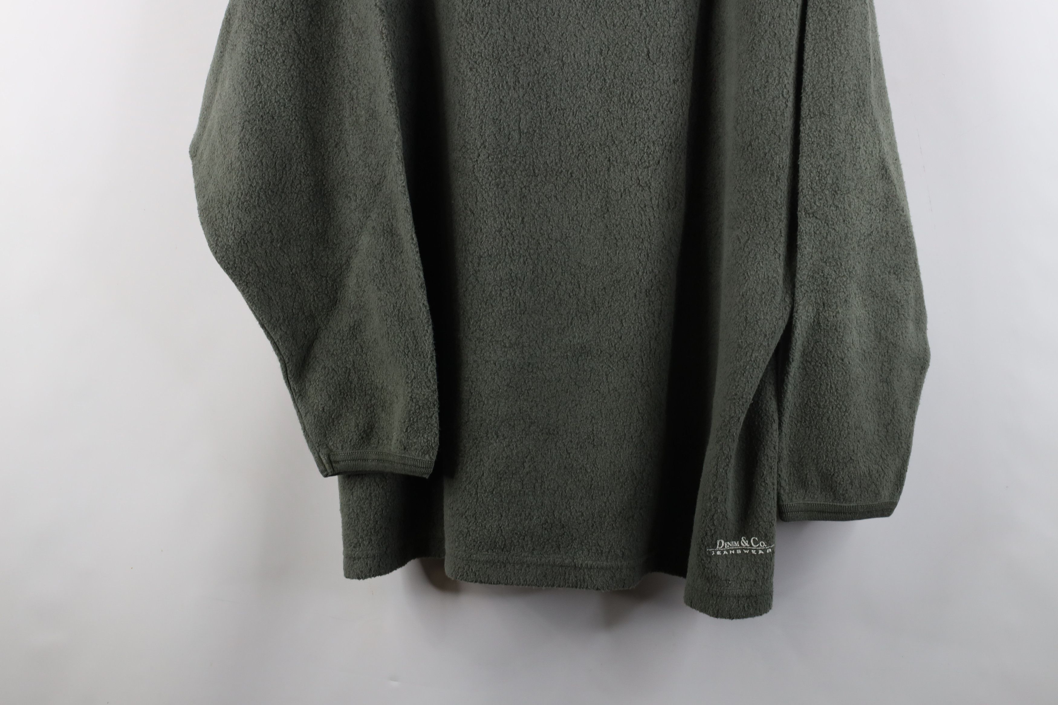 Vintage Deadstock Vintage 90s Streetwear Dyed Fleece Sweatshirt USA Size 3XL / US 20-22 - 3 Thumbnail