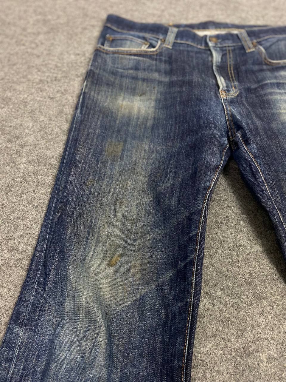 Japanese Brand japanese united palette distressed denim Size US 35 - 10 Thumbnail