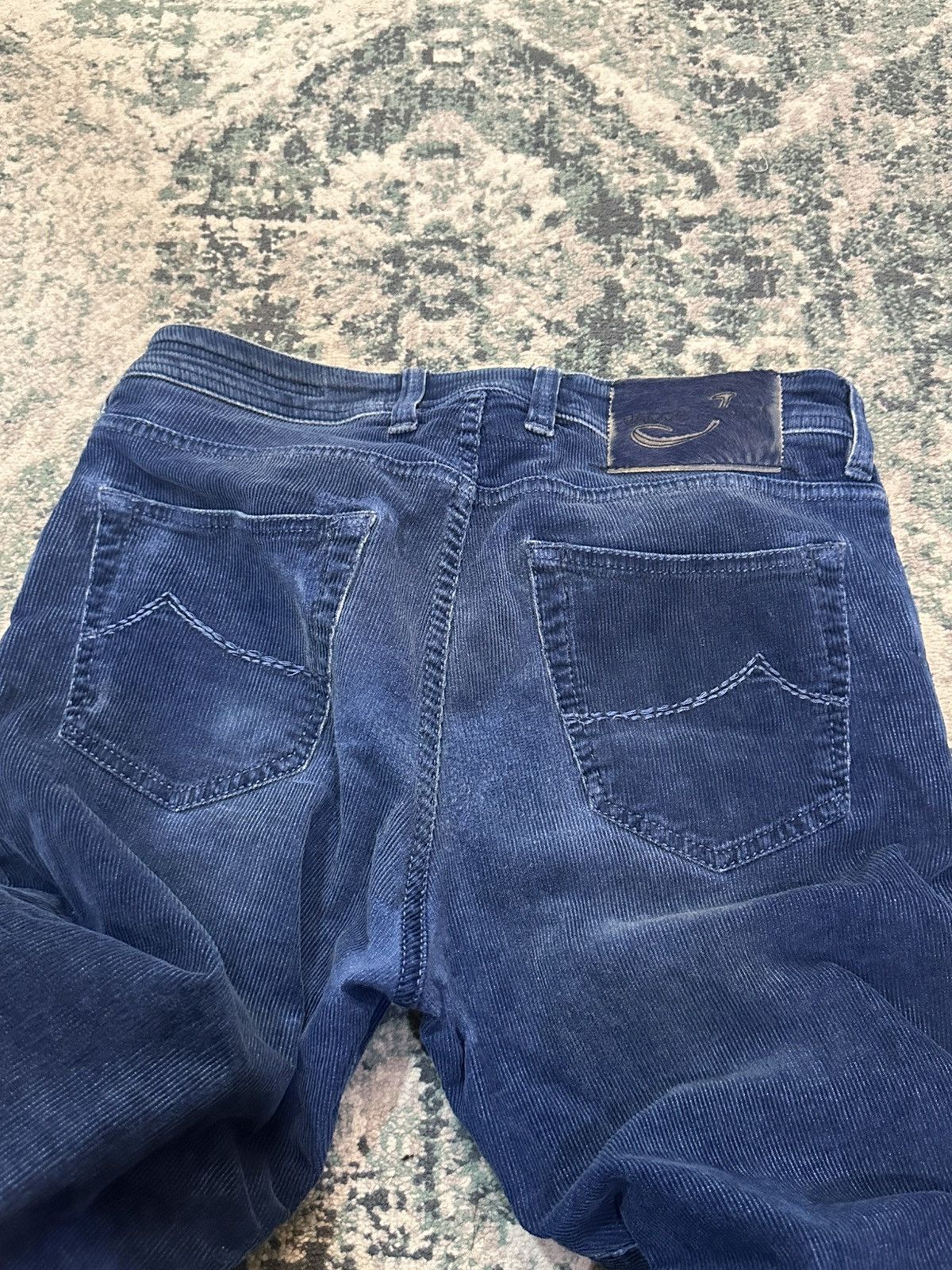 Jacob Cohen Jacob Cohen J622 Comfort Stretch Corduroy Pant (Handmade) Size US 31 - 23 Thumbnail