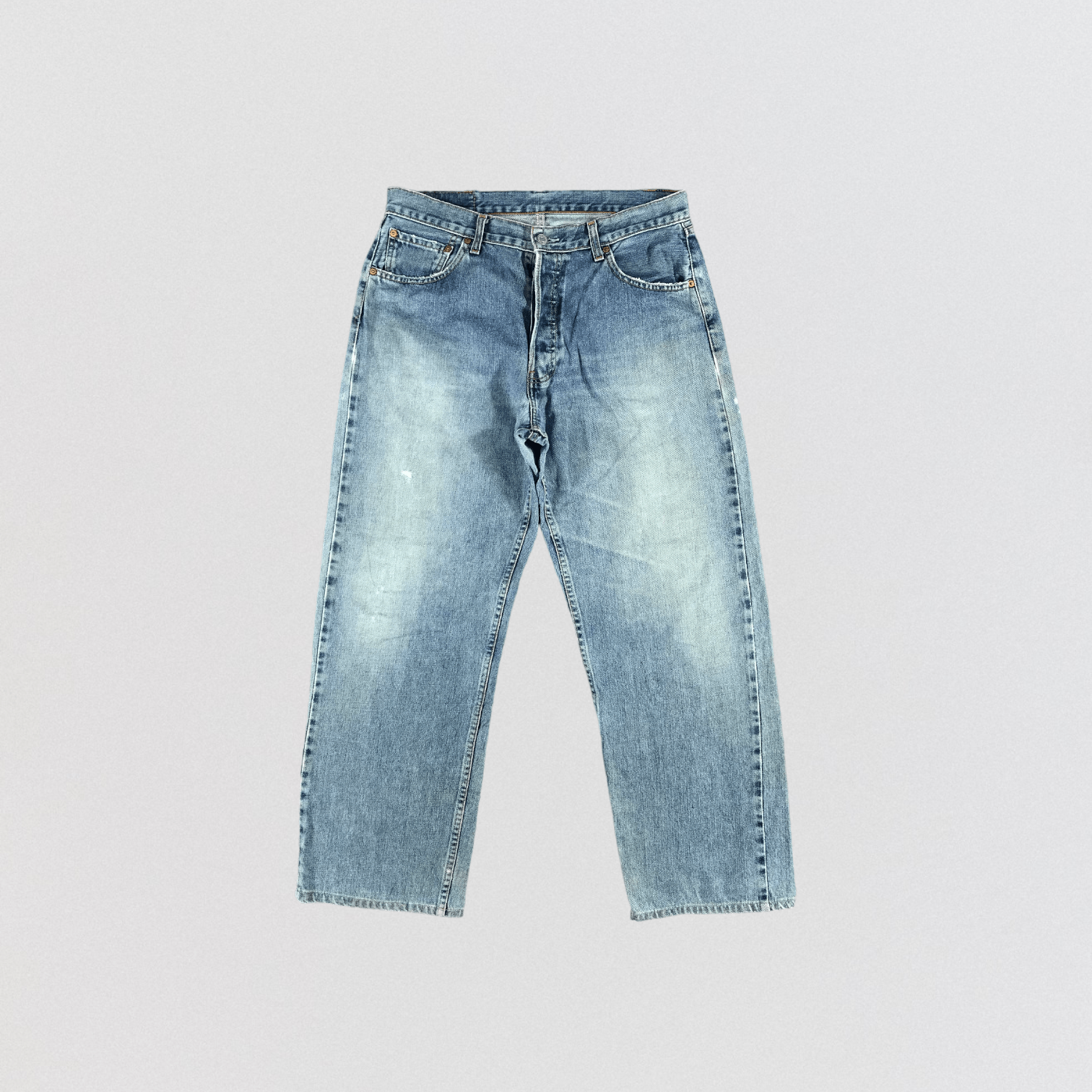 Levi's × Vintage Vintage 90s Blue Wash Levis 501 Jeans-JM2868 Size US 34 / EU 50 - 1 Thumbnail
