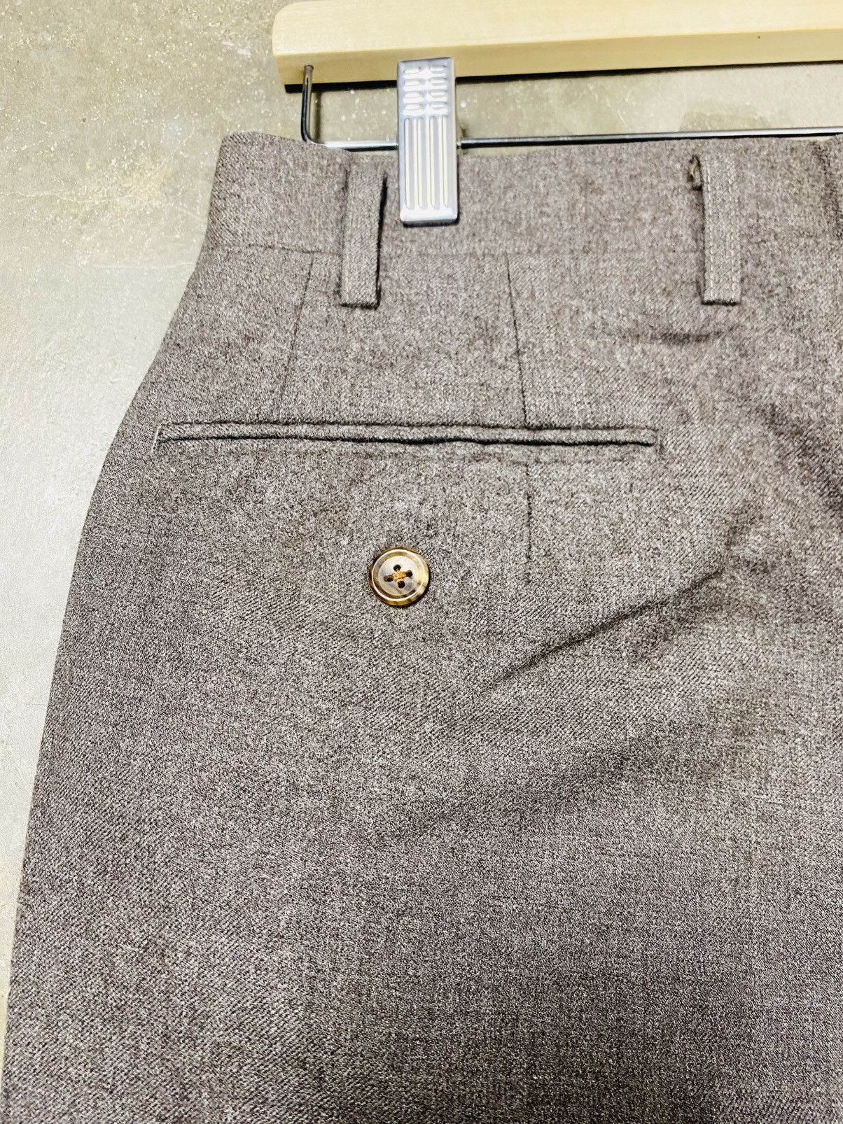 Burberry Vintage 90a Burberry Wool Pants Size US 33 - 12 Thumbnail