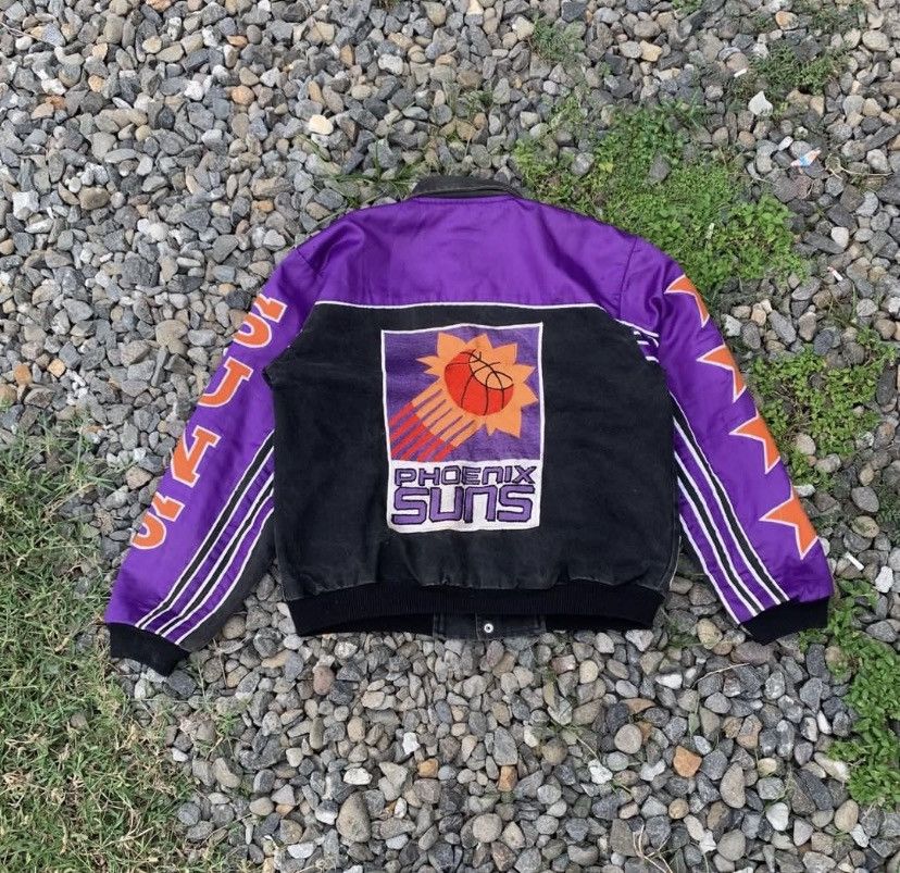 NBA × Vintage Vintage Suns Phoenix Jacket Size US L / EU 52-54 / 3 - 3 Thumbnail