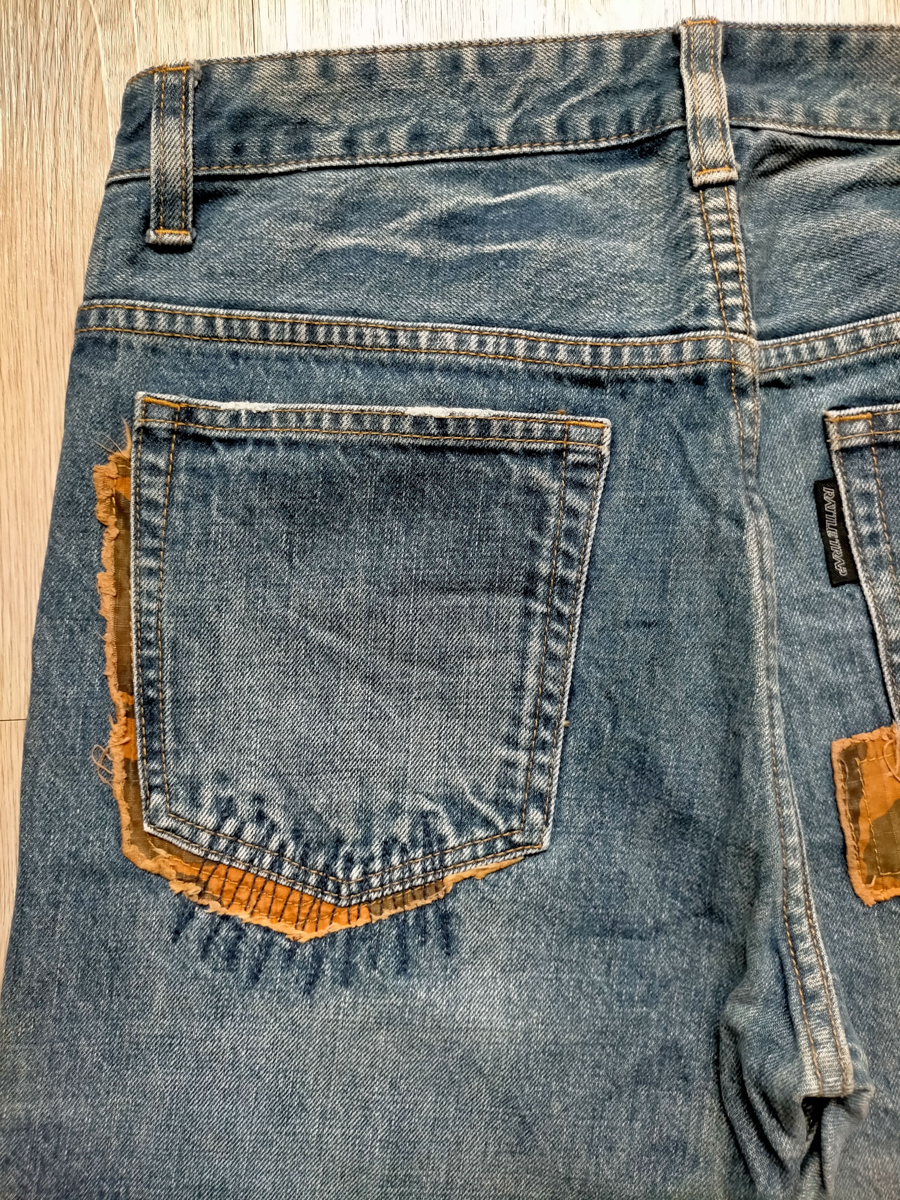 Hysteric Glamour Rattle Trap Japanese Patchwork Blue Jeans Size US 32 / EU 48 - 11 Thumbnail