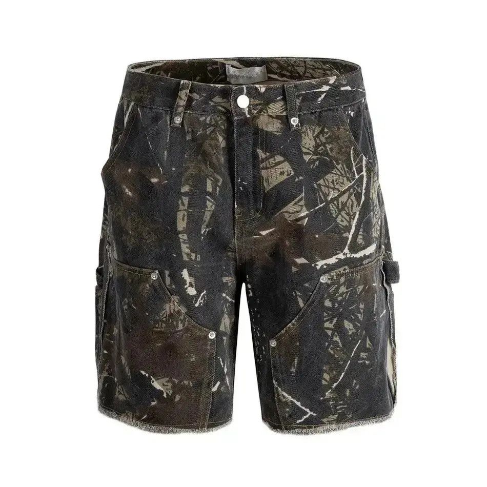 Japanese Brand Streetwear Vintage Camouflage Cargo Printed Shorts Size US 32 / EU 48 - 3 Thumbnail