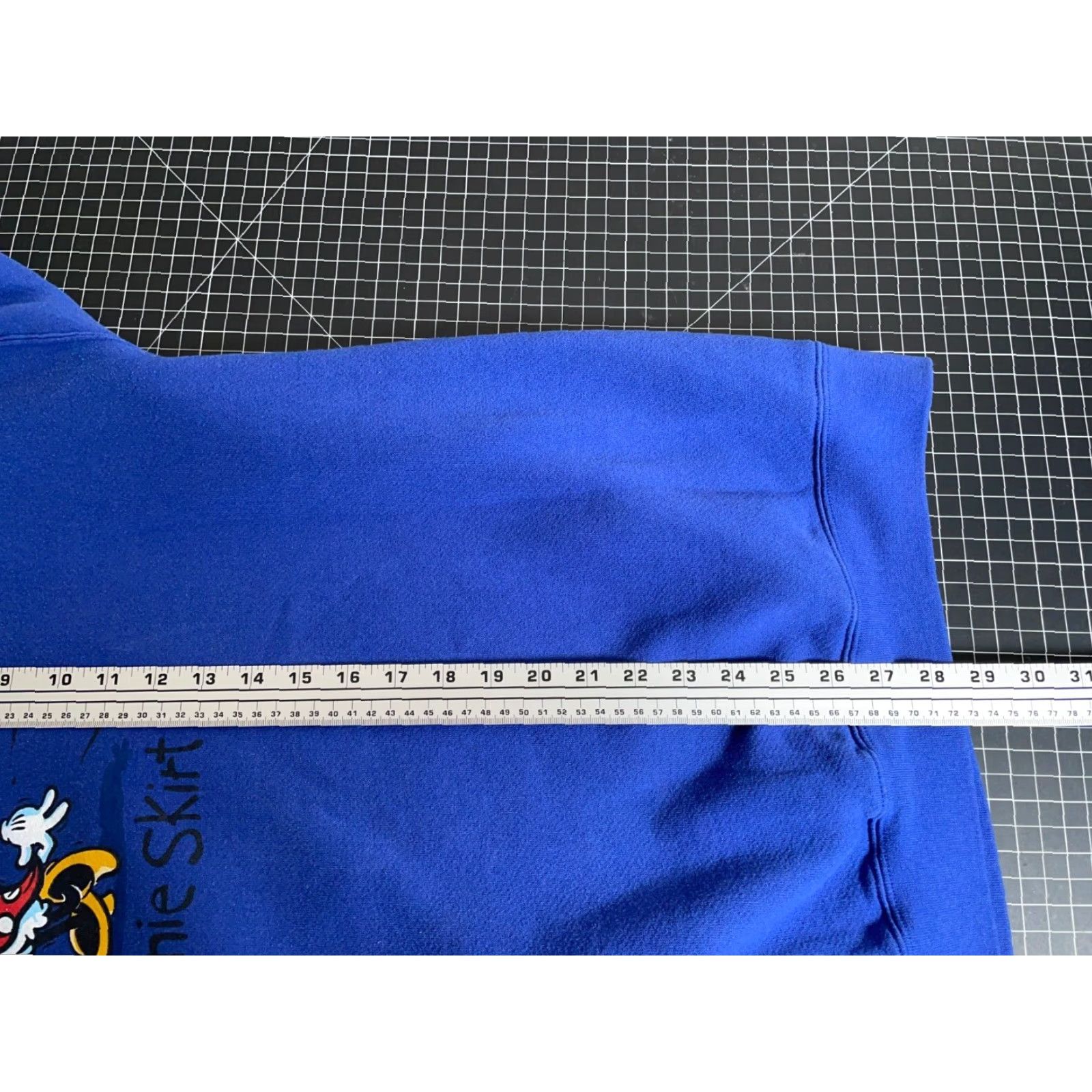 Disney VINTAGE Disney Minnie Mouse Sweatshirt 2XL Adult Blue - 90s Cartoon Graphic Print Pullover Regular Fit Women's Activewear Casual USA Made Size XXL / US 16-18 / IT 52-54 - 6 Thumbnail