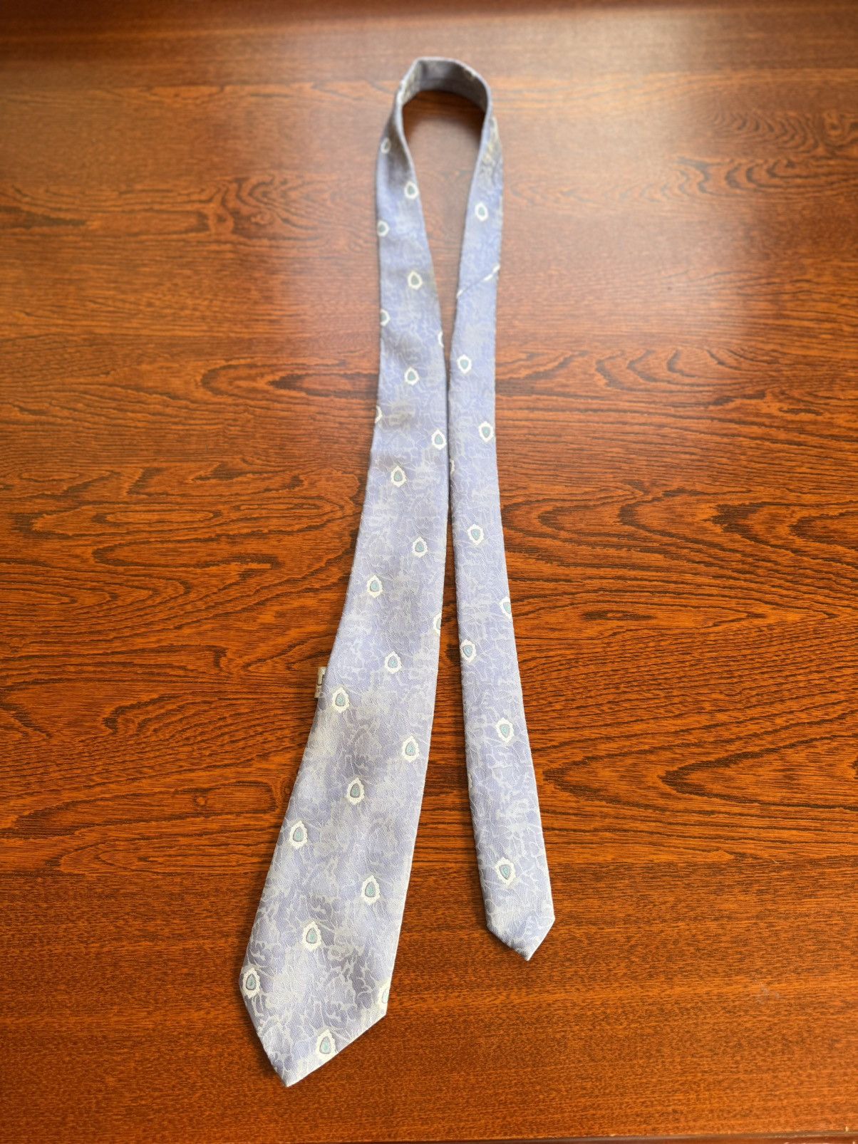 Other MARUMI Light purple Abstract Pattern Silk Tie Japan Size ONE SIZE - 2 Thumbnail
