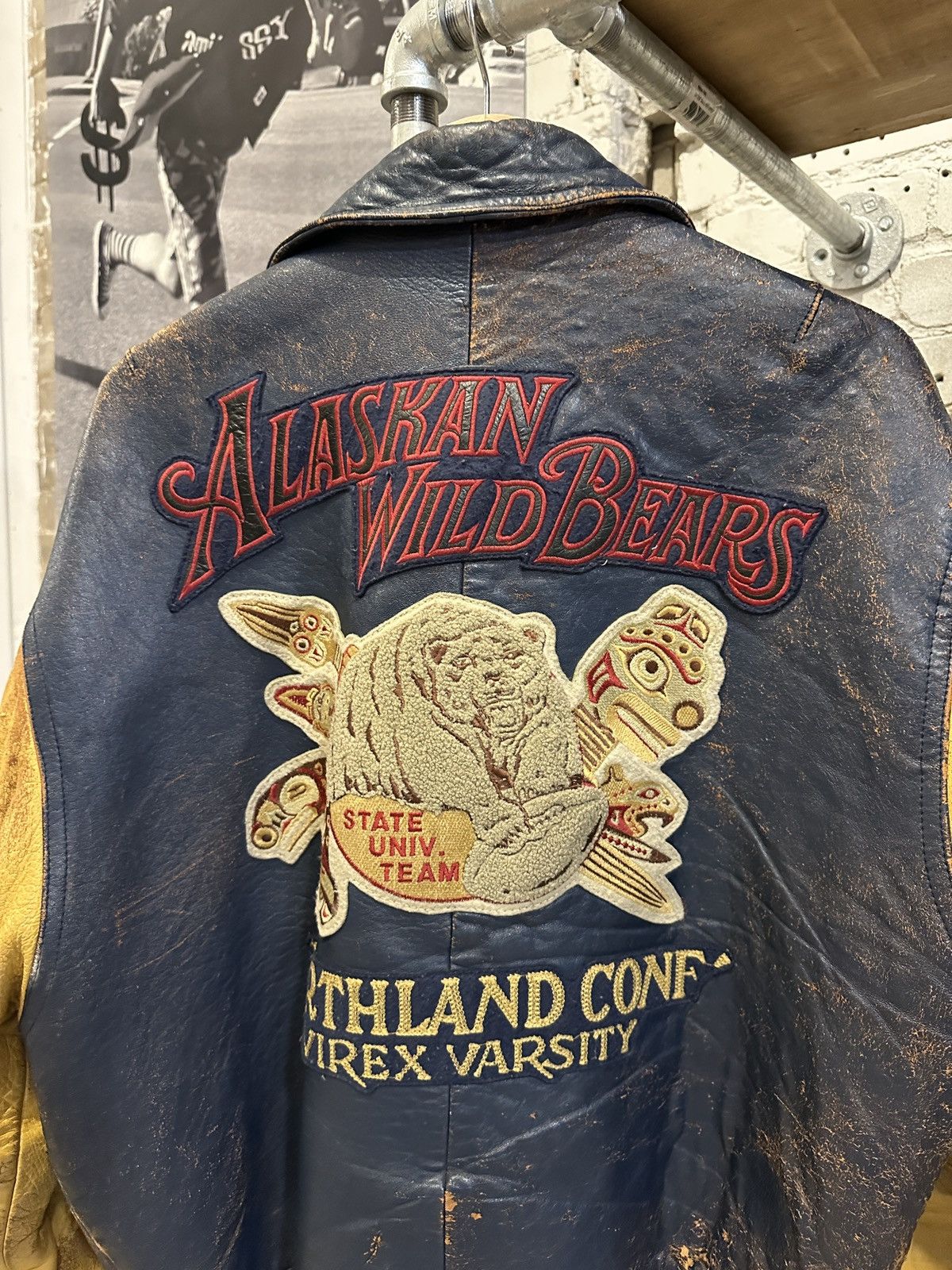 Avirex Avirex Alaska Wild Bears Leather Jacket Size US M / EU 48-50 / 2 - 5 Thumbnail