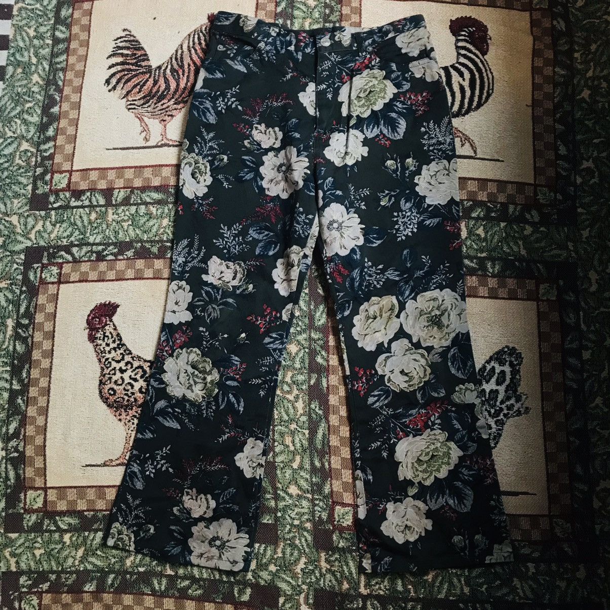 Japanese Brand × Seditionaries × Vintage Vintage Live Claire Floral Denim Size 27" / US 4 / IT 40 - 2 Thumbnail