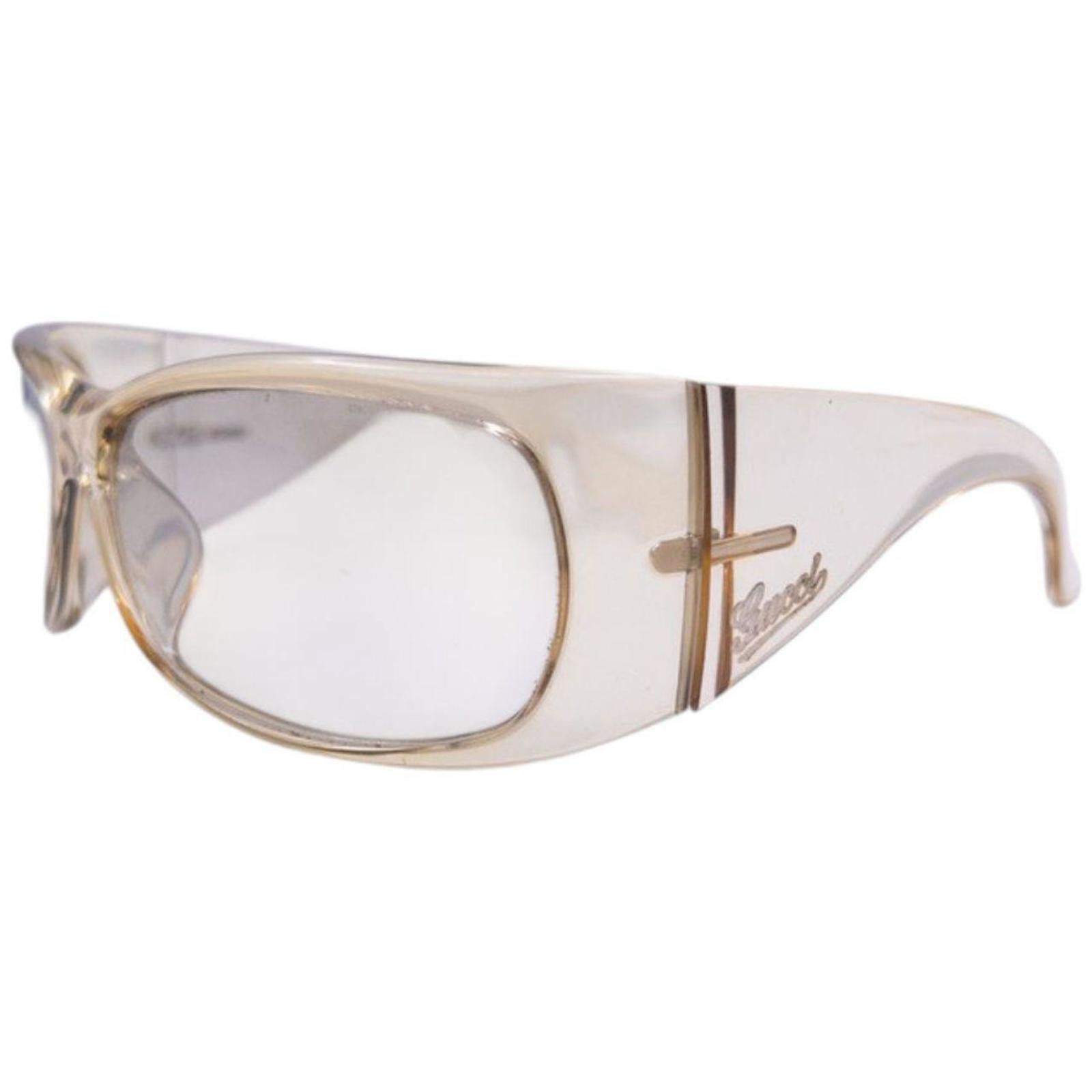 Gucci Vintage Gucci Clear Sunglasses Size ONE SIZE - 1 Thumbnail