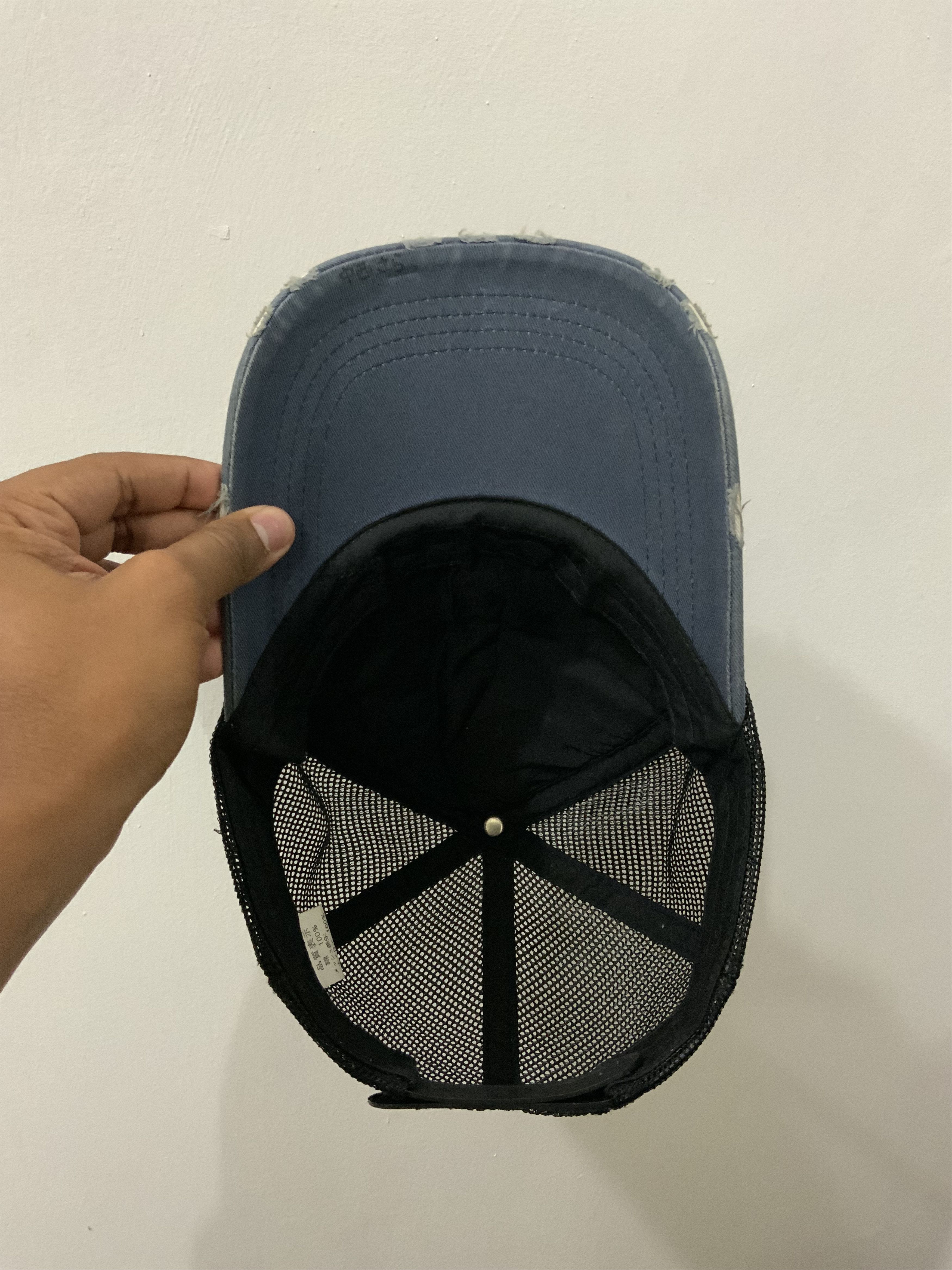 Japanese Brand Distressed Flag Avant Garde Trucker Hat Cap Size ONE SIZE - 10 Thumbnail