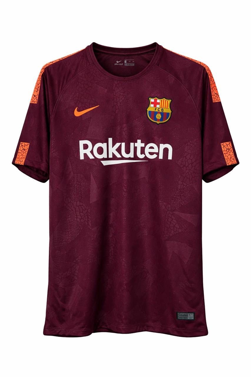 Nike Nike FC Barcelona 2017 Third Soccer Jersey Burgundy XXL Size US XXL / EU 58 / 5 - 1 Thumbnail